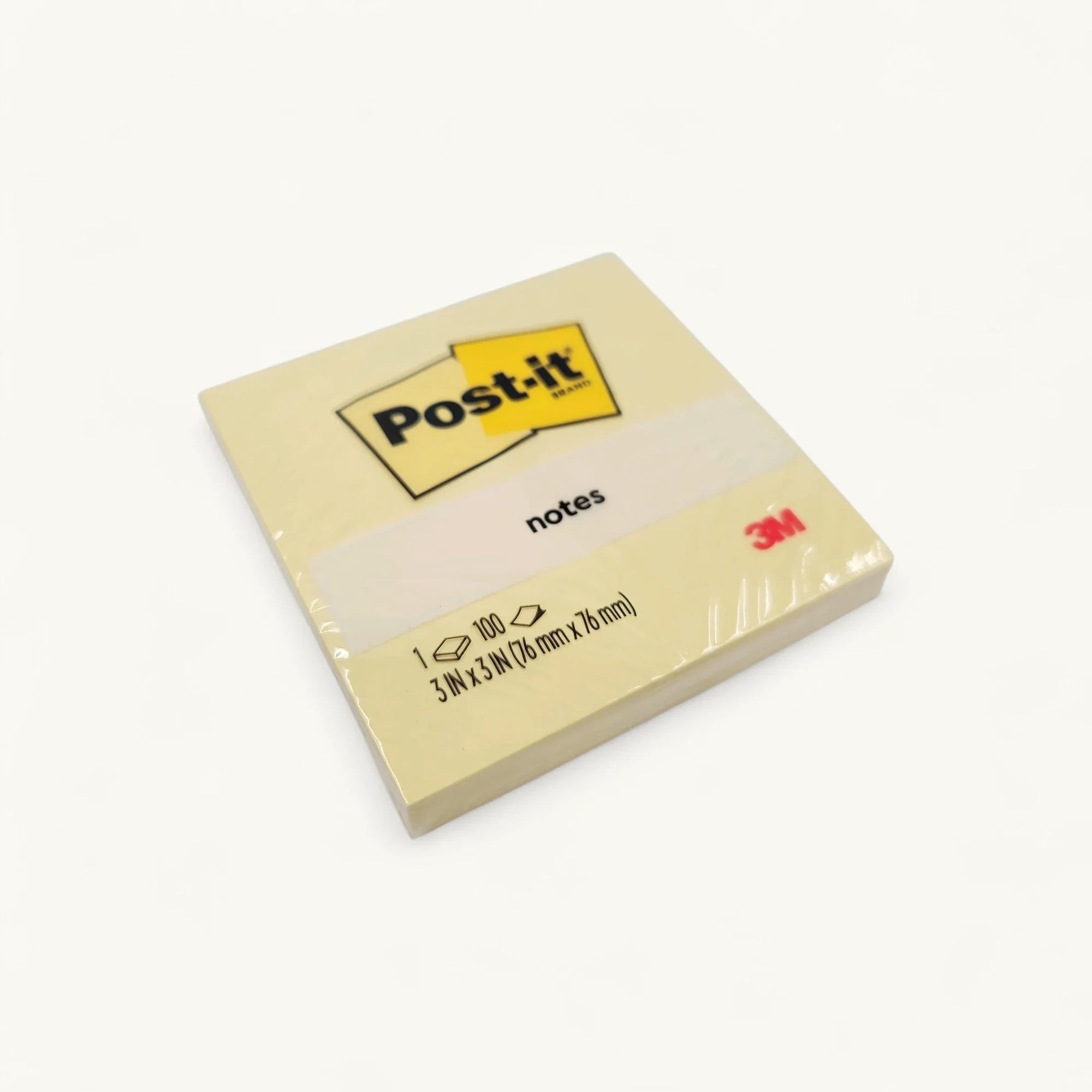 3M-Post-it-654-便條紙-75x75mm-經典黃色-辦公室無殘膠便利貼-100張裝