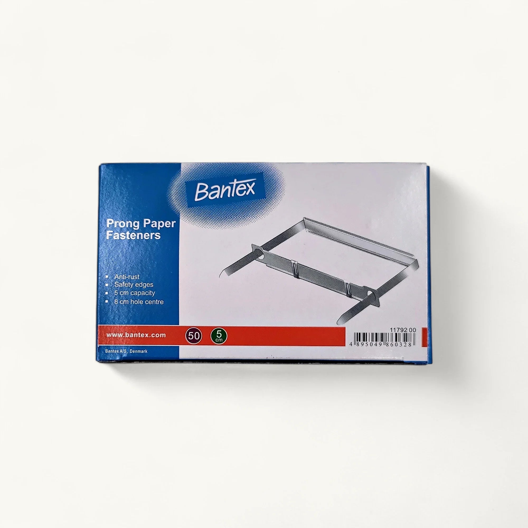 Bantex 11792 防刮手快勞鐵-5cm容量-紙張壓鐵-防刮手設計