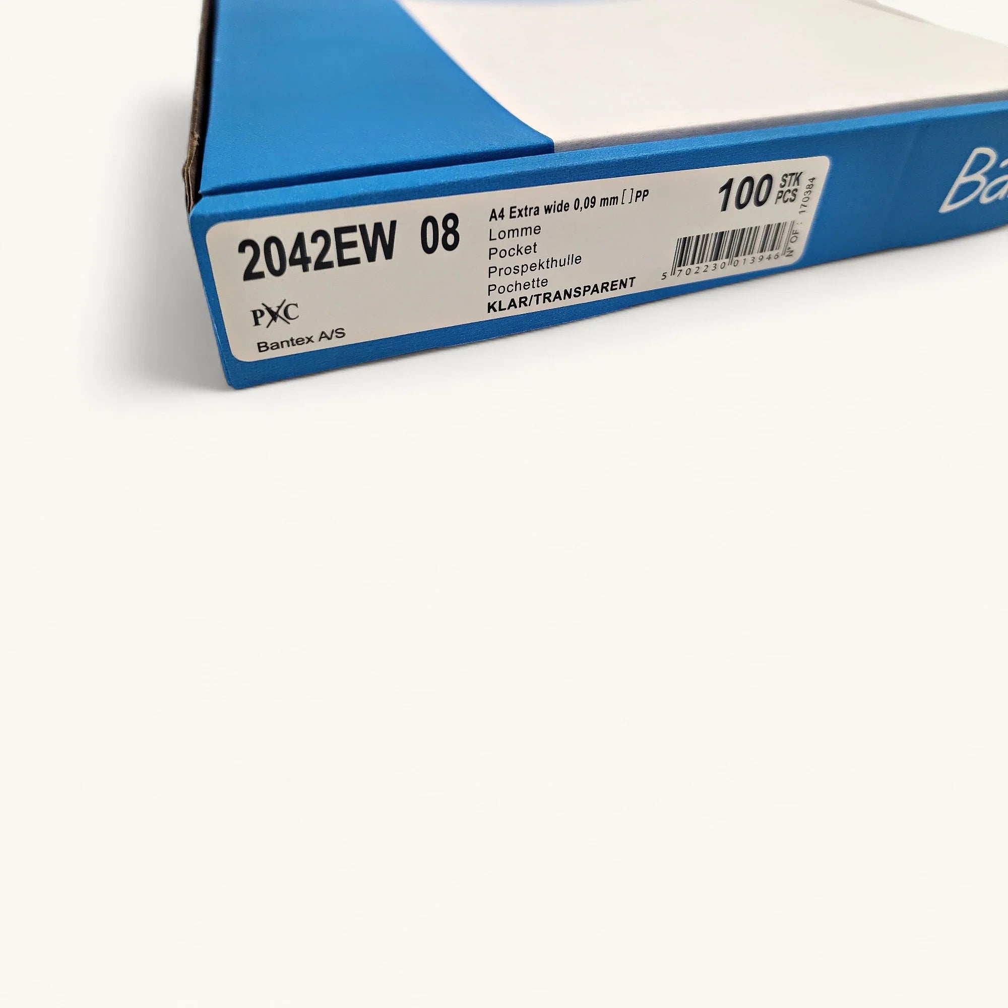 Bantex 2042EW A4 磨沙文件保護套-0.09mm