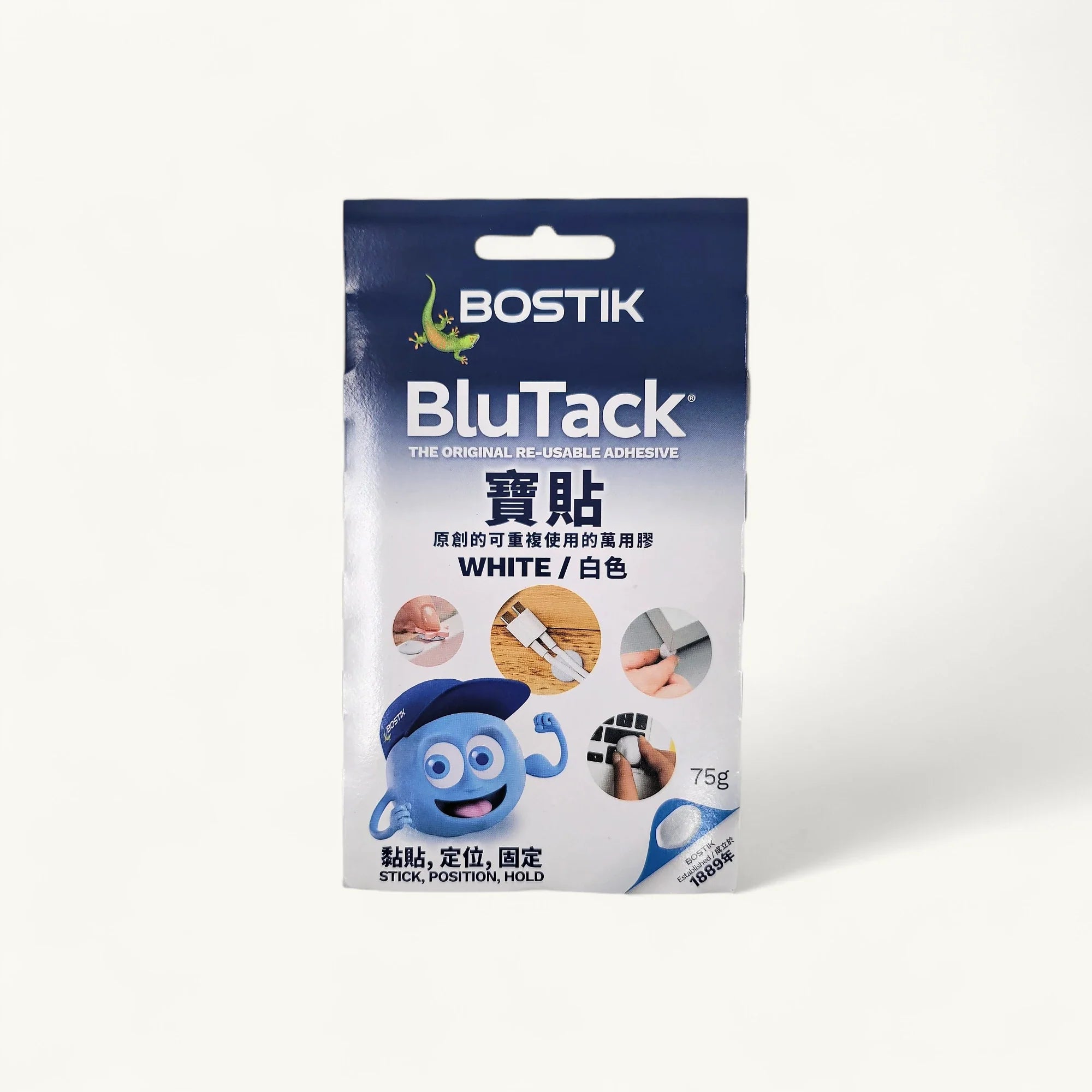 Bostik 寶貼萬用膠-白色-泥膠型黏著劑-75g