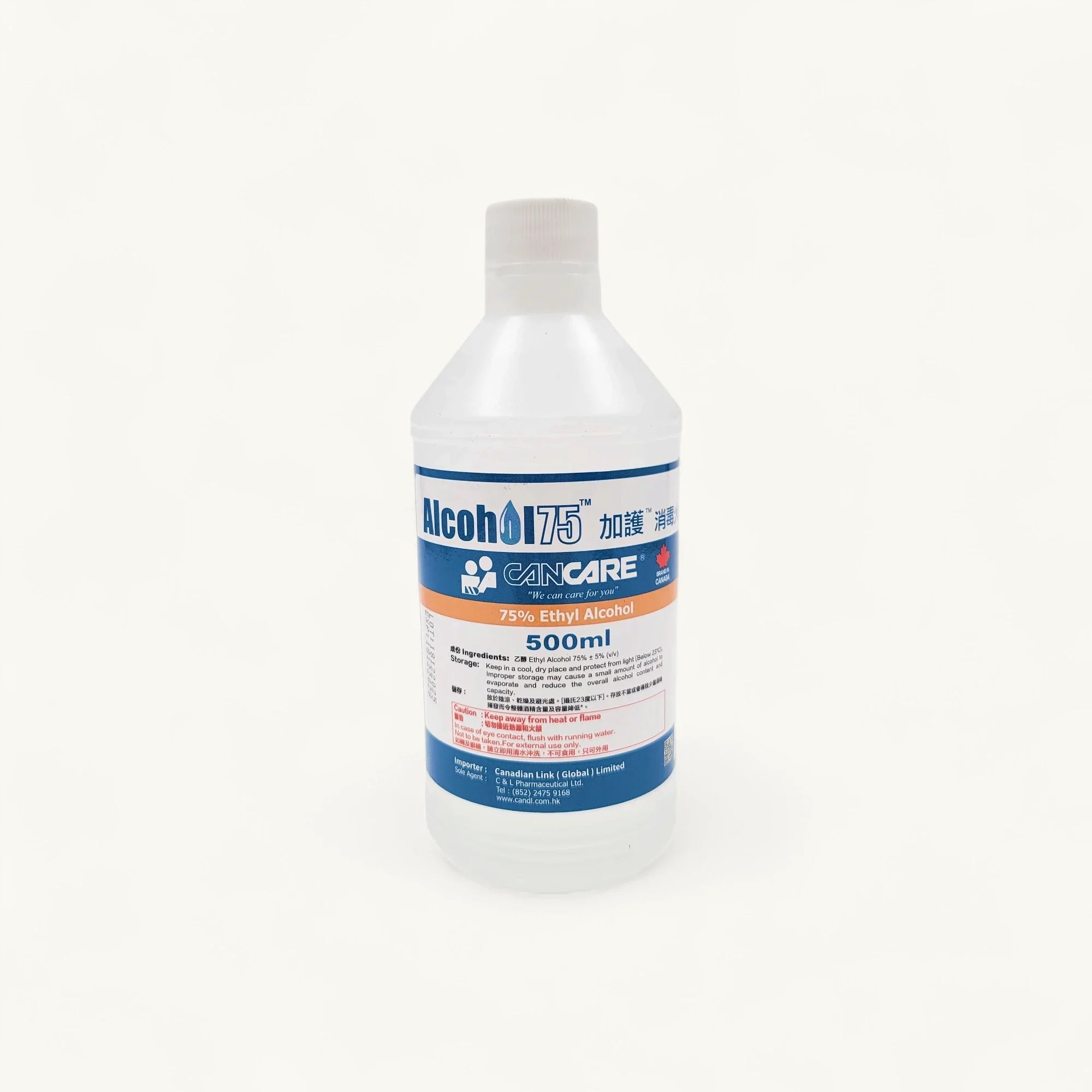 Cancare 看護-CC-ALE-0500-500ml-消毒酒精-75%乙醇含量