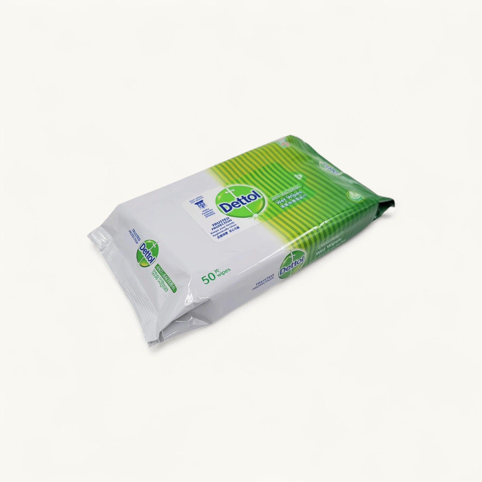Dettol 滴露殺菌濕紙巾50片 - 無紡布 - 清潔用品 - 99.9%除菌