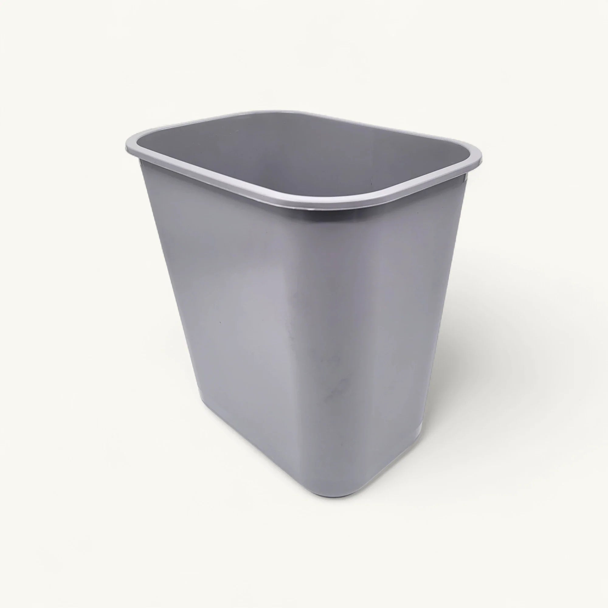 灰色垃圾桶-L30cm x W20cm x H30cm-清潔用品