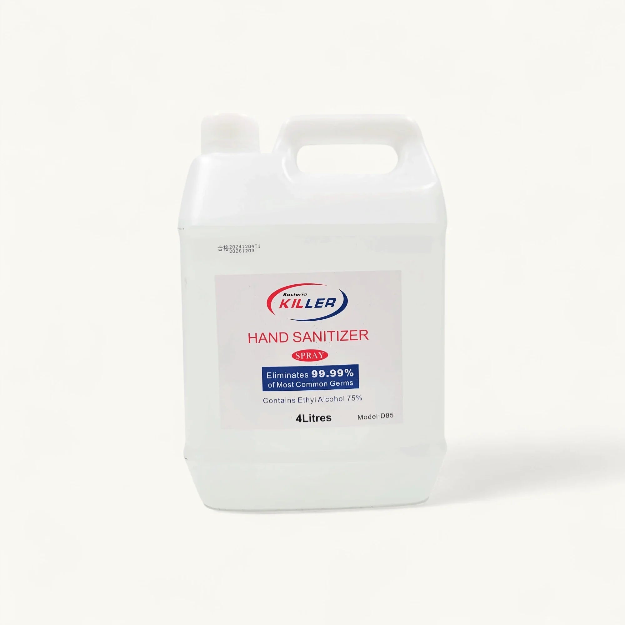 Killer D85 酒精搓手噴霧-4L-消毒用品-4公升容量
