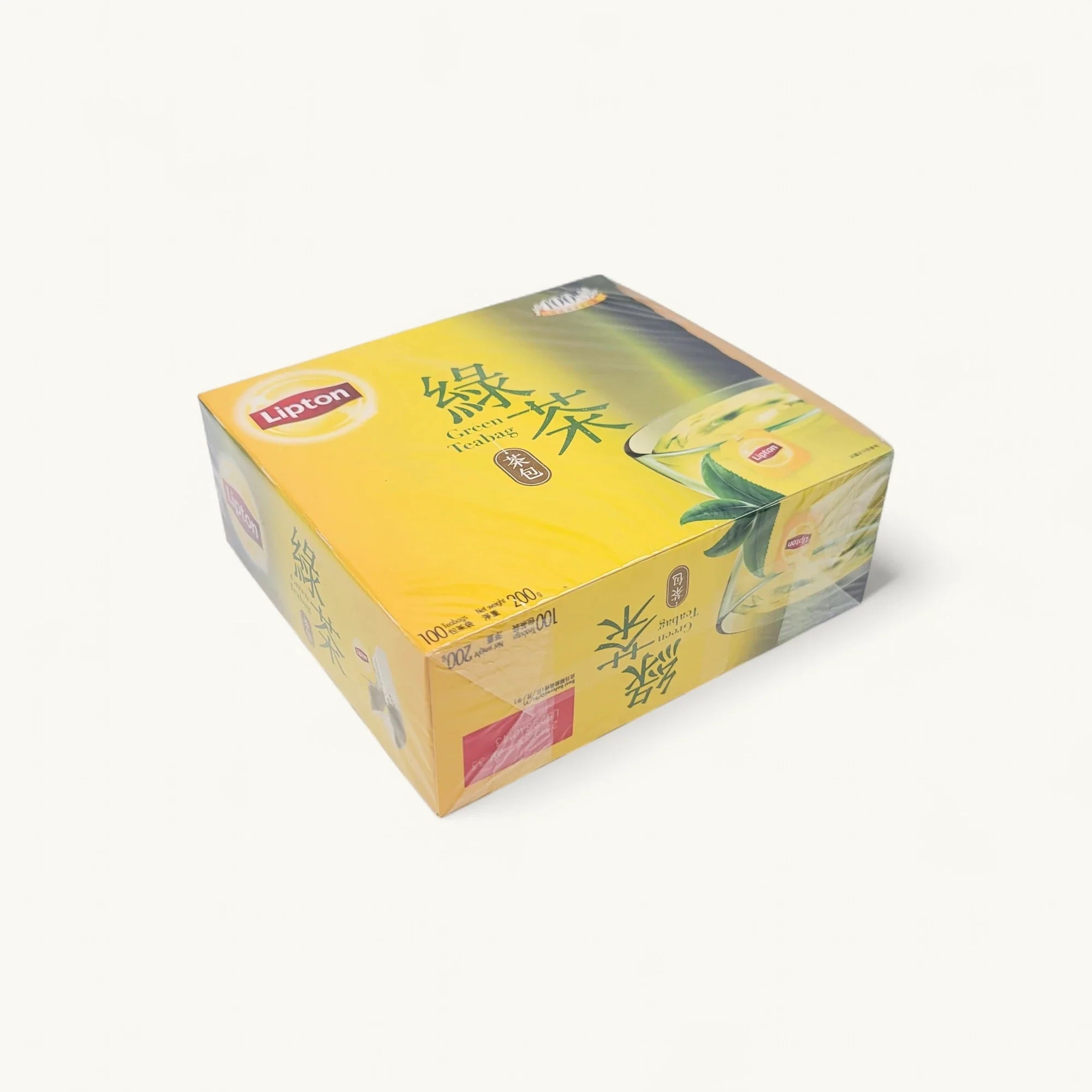 Lipton-立頓綠茶茶包-100包-飲品-產地中國