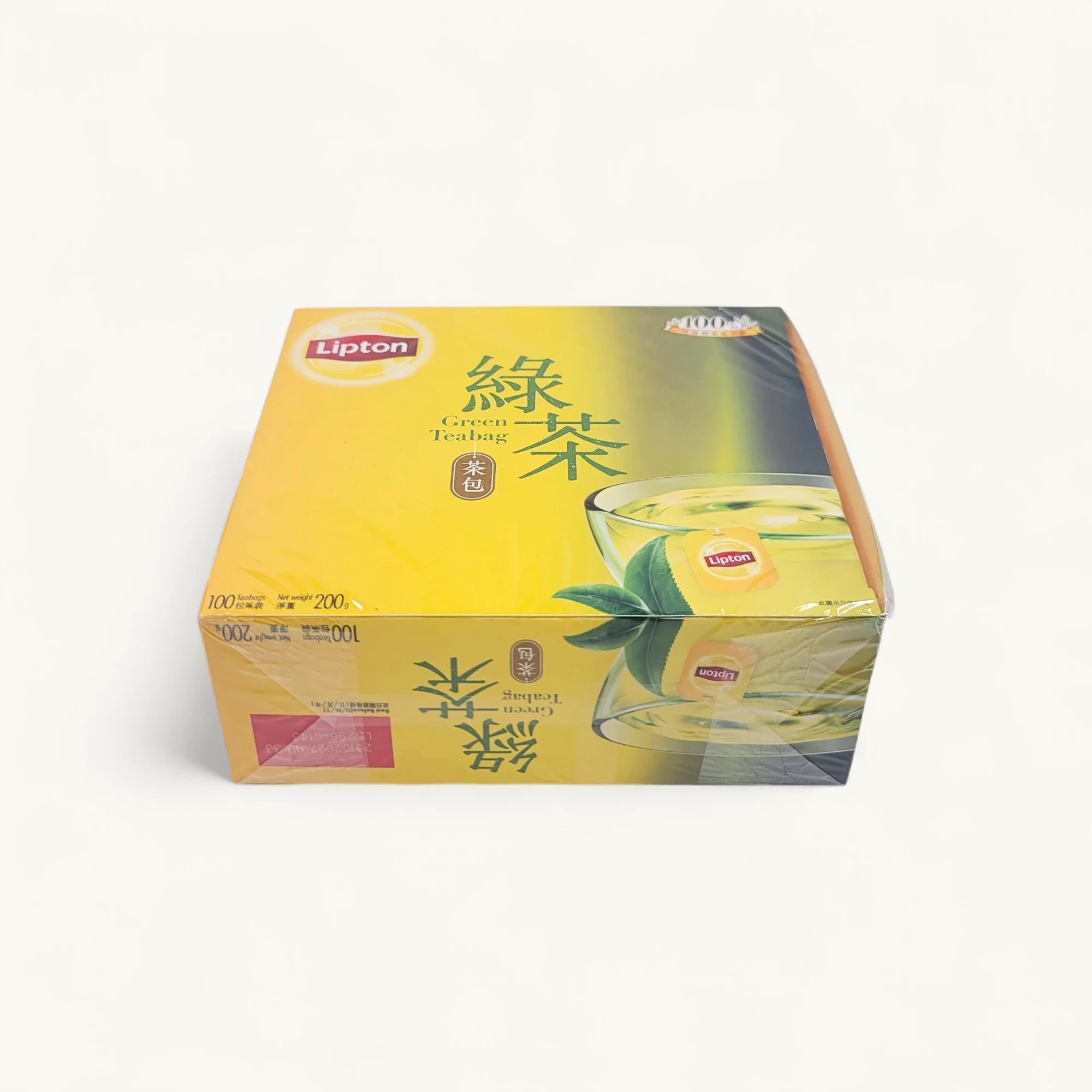 Lipton-立頓綠茶茶包-100包-飲品-產地中國