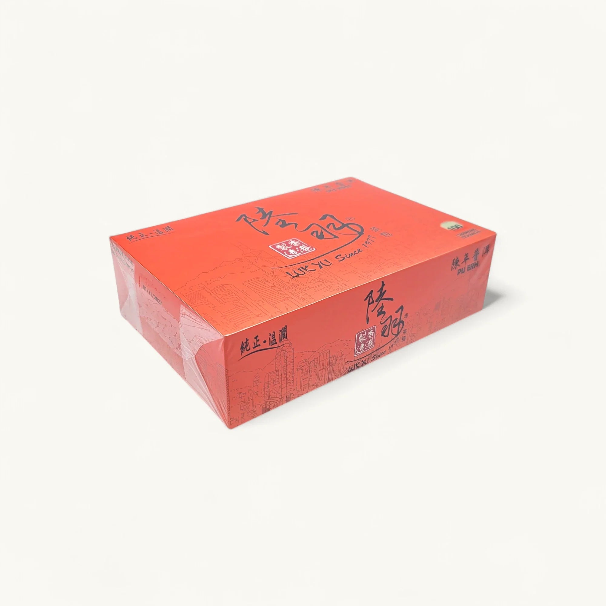 Luk Yu 陸羽普洱茶包-100包裝-茶類飲品-陳年雲南茶