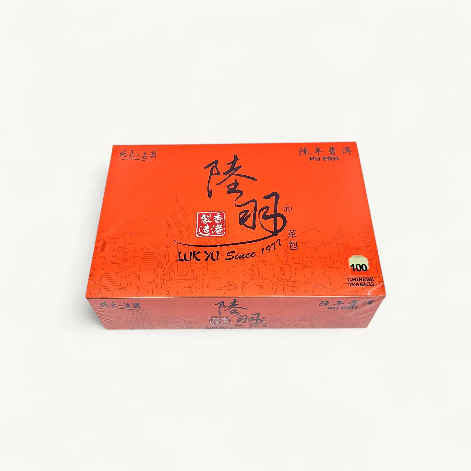 Luk Yu 陸羽普洱茶包-100包裝-茶類飲品-陳年雲南茶