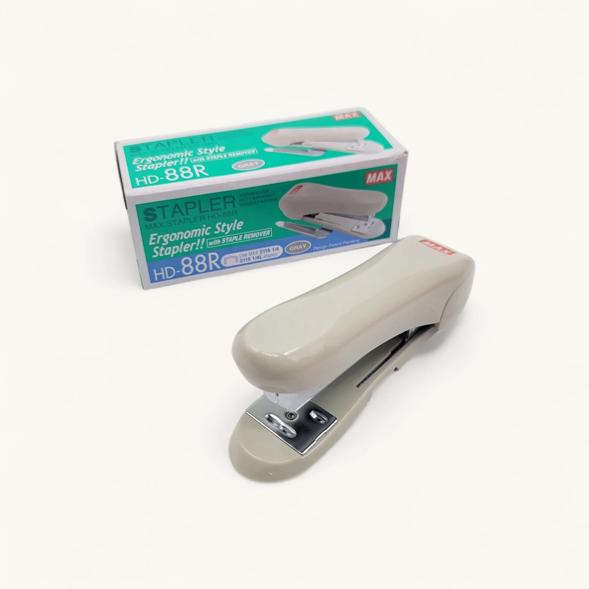 Max-HD-88R-拱型釘書機-雜色-桌面工具-30張省力裝釘