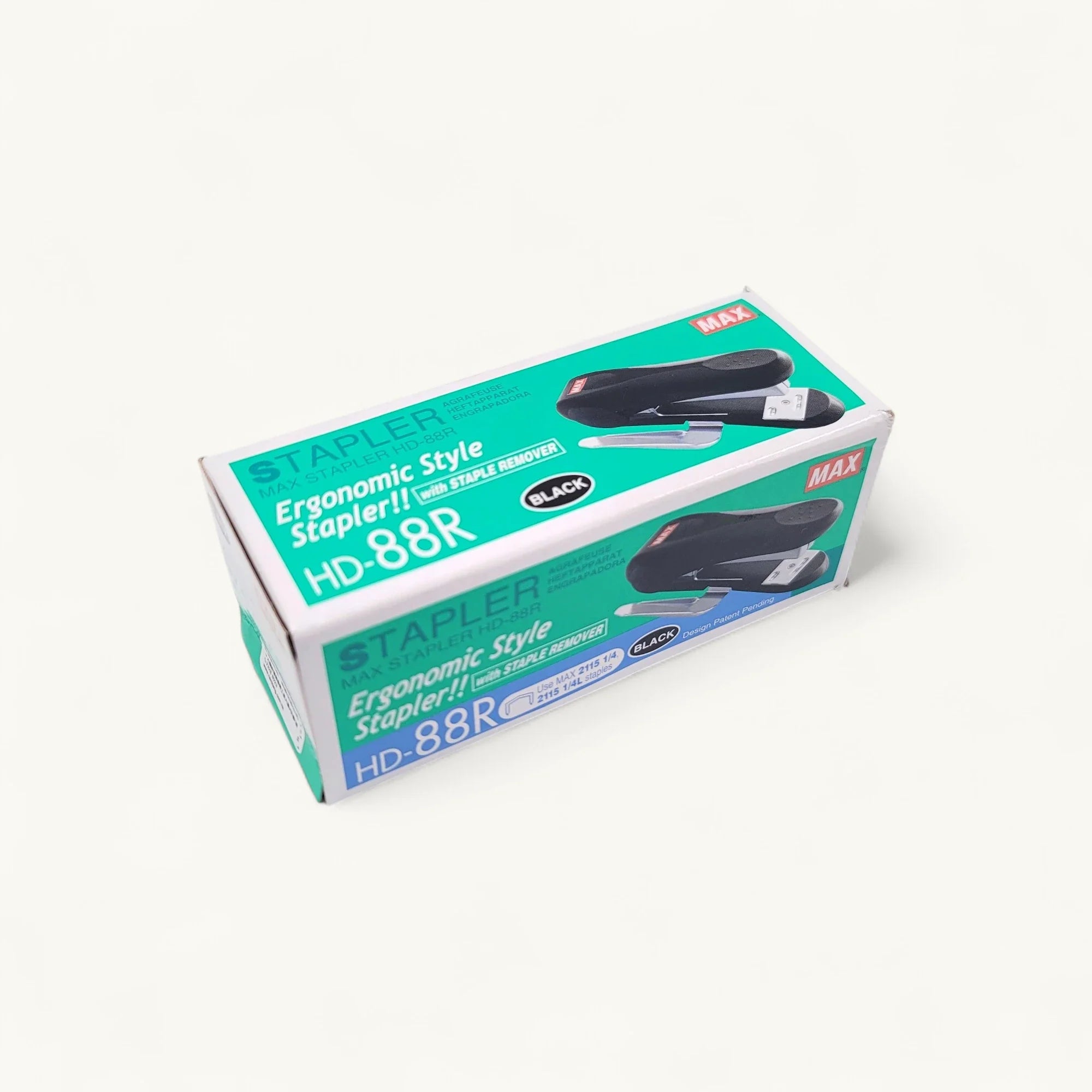 MAX-HD-88R釘書機-黑色-桌面工具-可釘30張