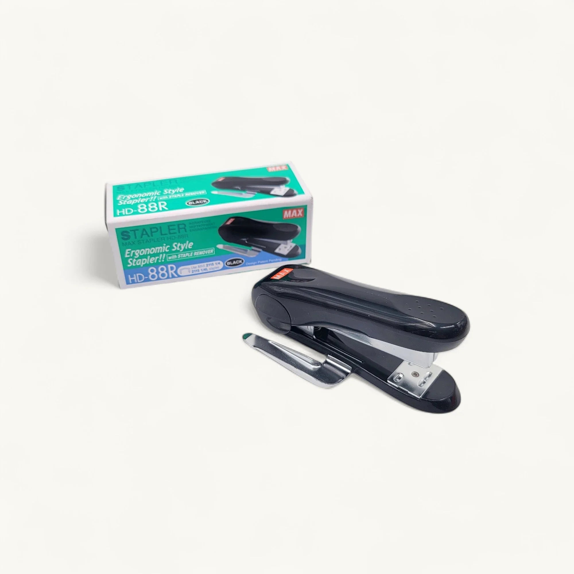 MAX-HD-88R釘書機-黑色-桌面工具-可釘30張