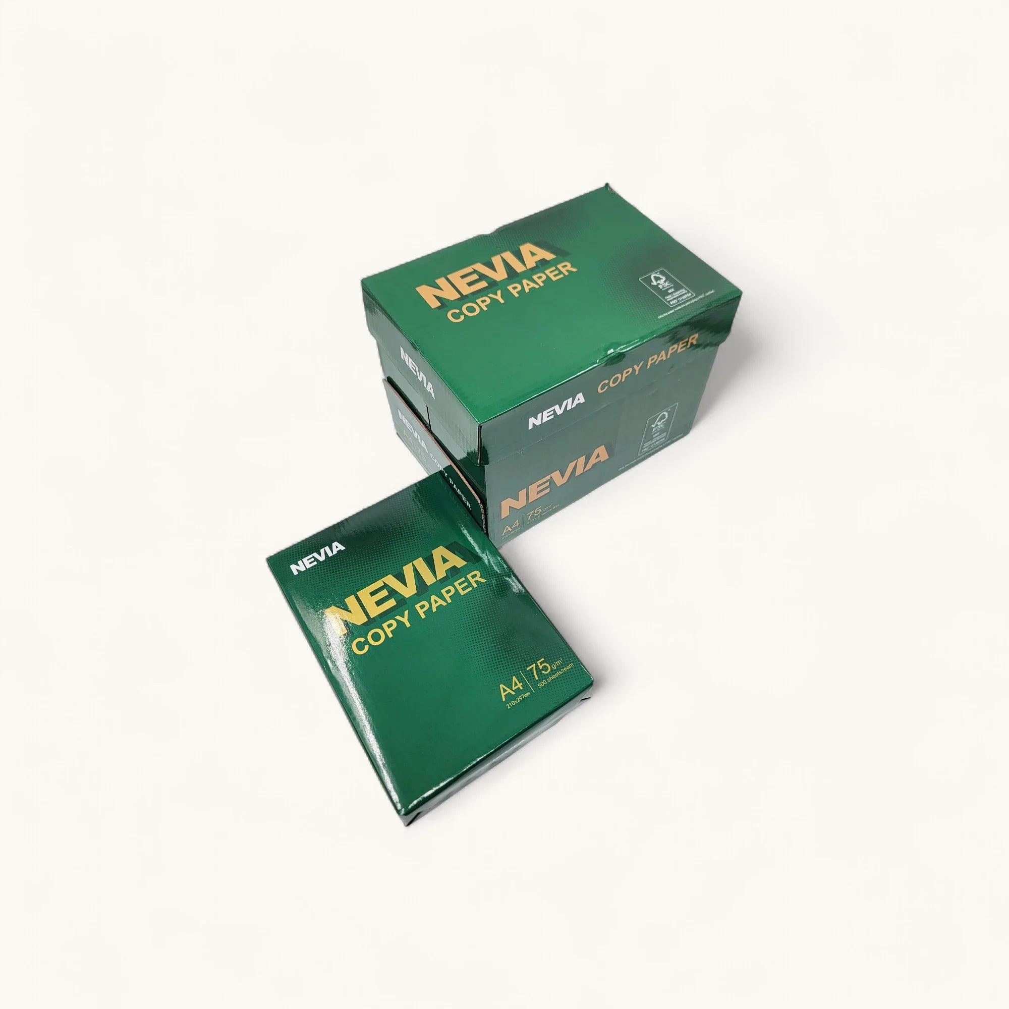 Nevia FSC 影印紙-純白色-A4尺寸辦公用紙-75克環保認證