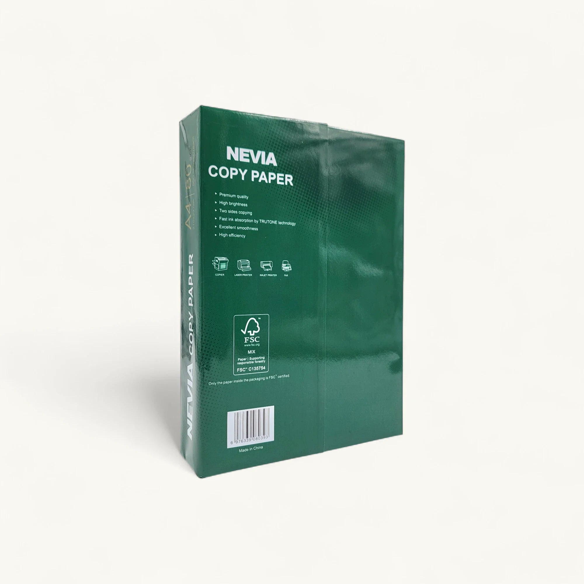 Nevia影印紙A4 80克-辦公紙張-FSC認證