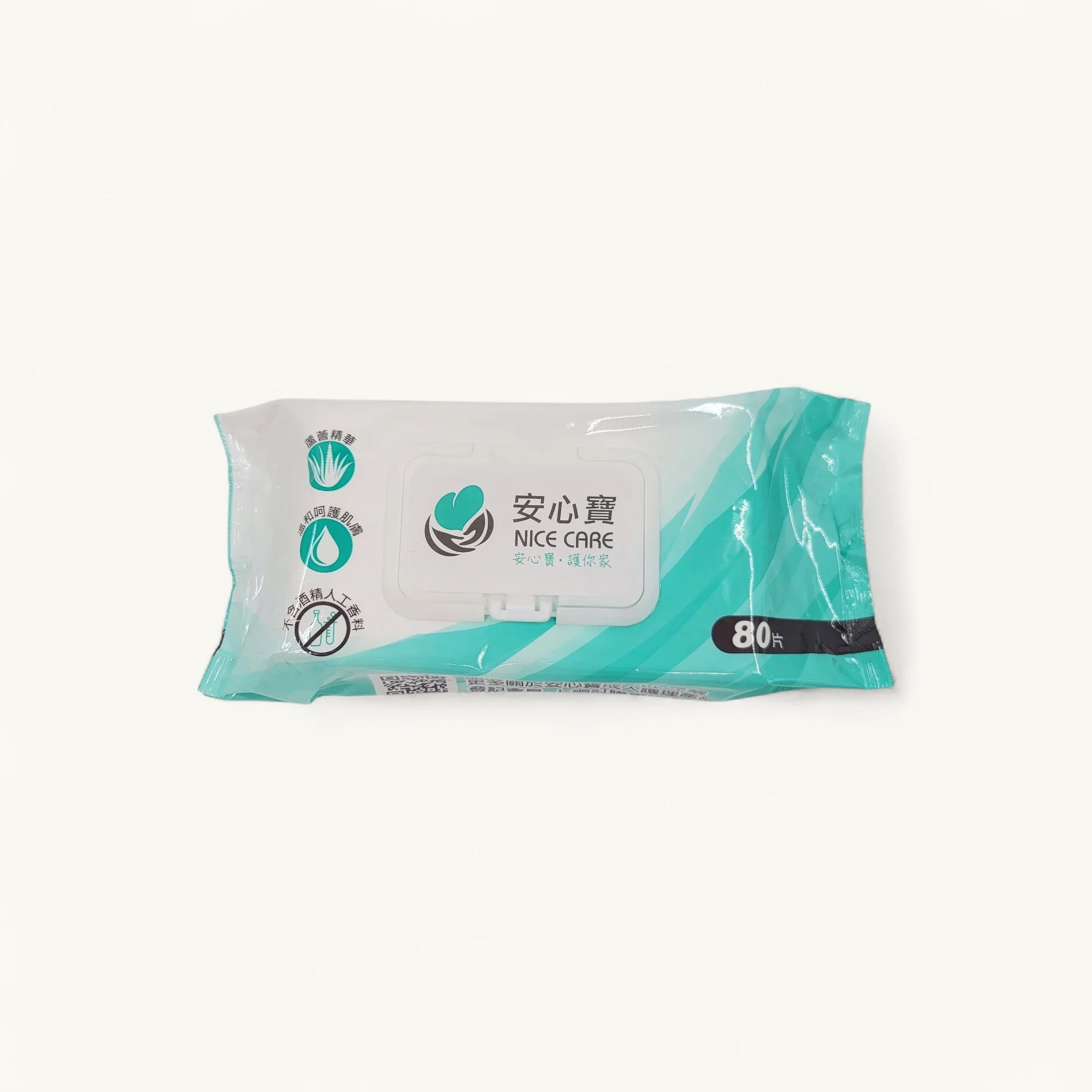 Nice Care D-NC80CR-安心寶濕紙巾-80片裝-清潔用品-無酒精配方