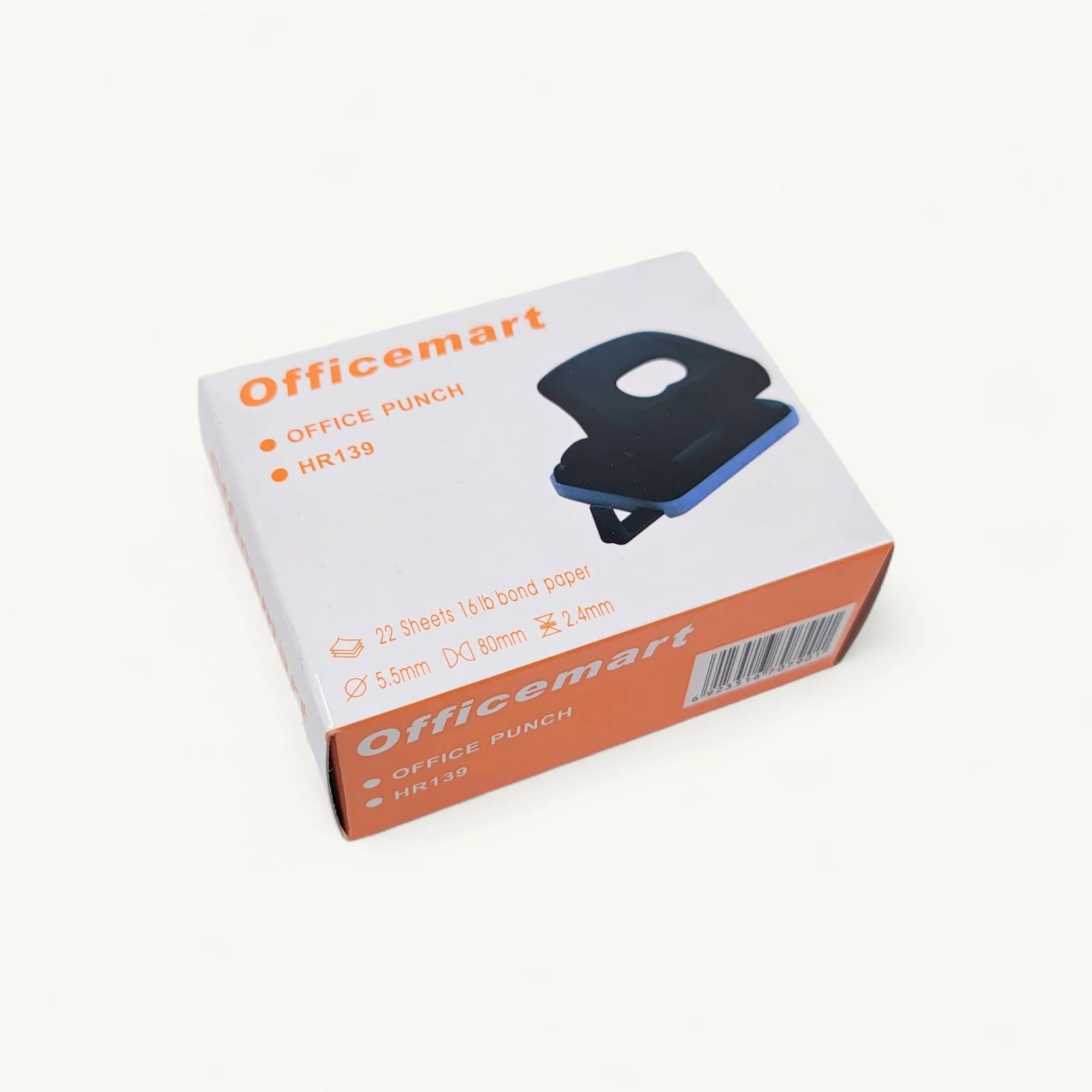 Officemart-HR-139-黑色-雙孔打孔機-22張容量