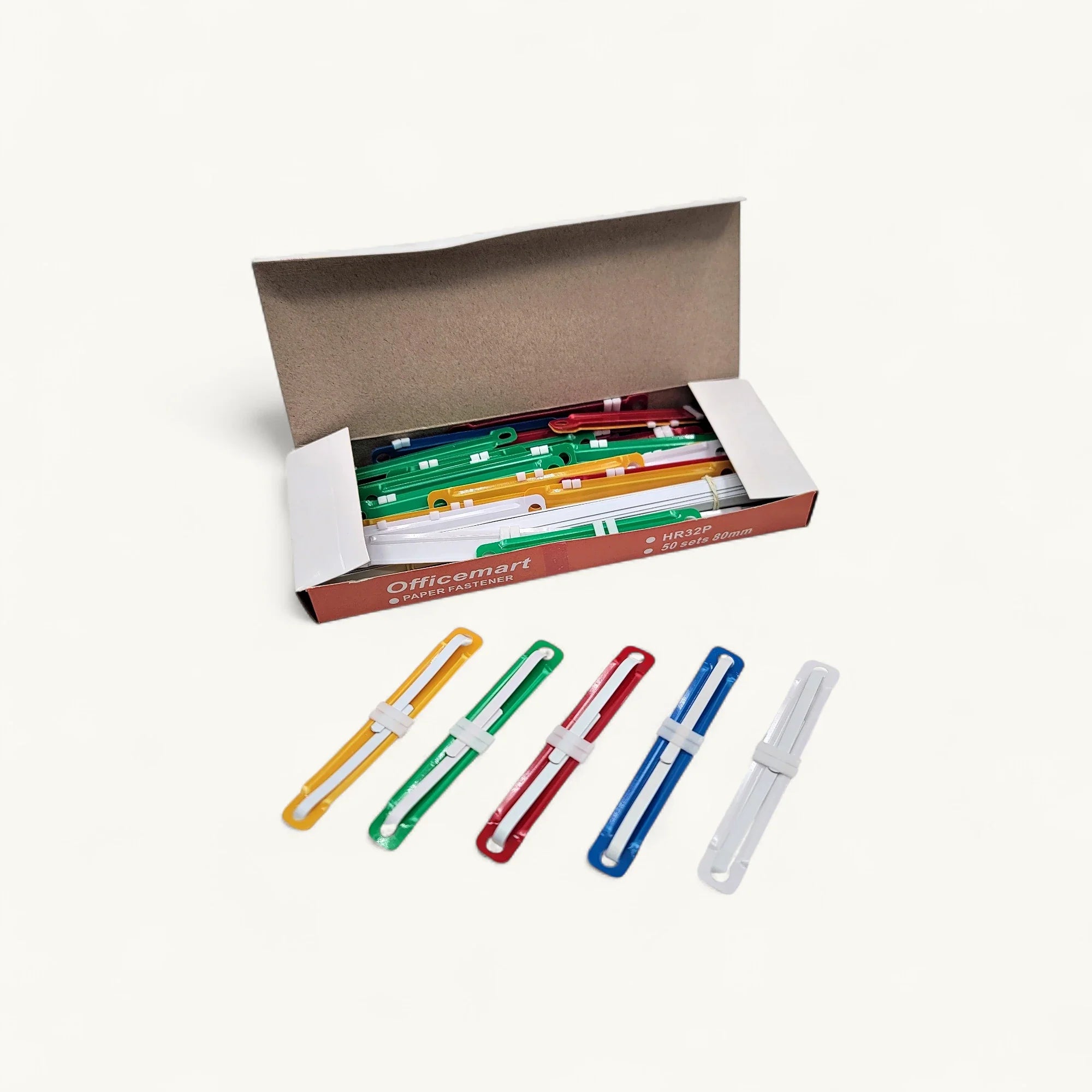 Officemart-HR32膠快勞鐵-雜色-歸檔配件-8cm