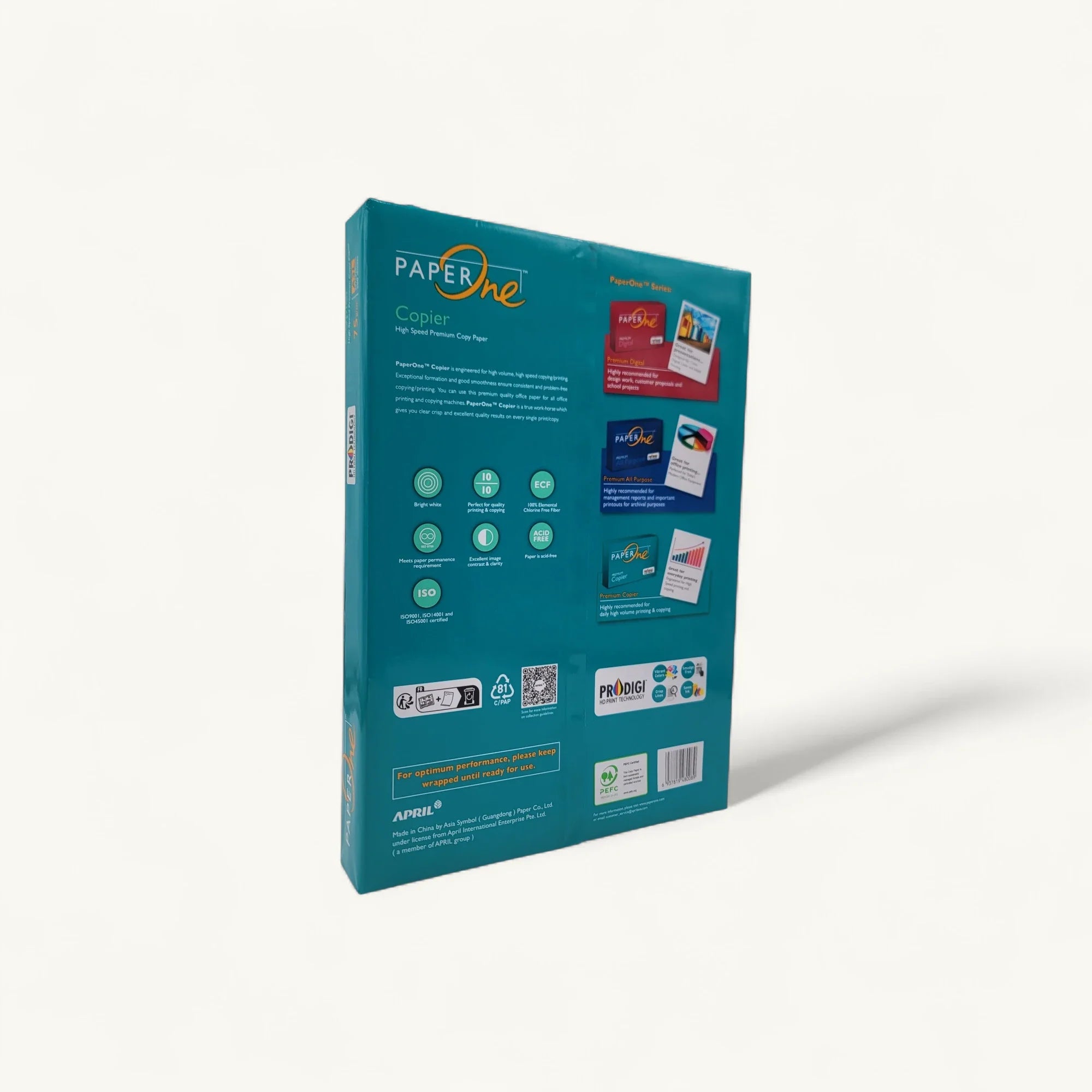 PaperOne-A3-75gsm-影印紙-PEFC認證