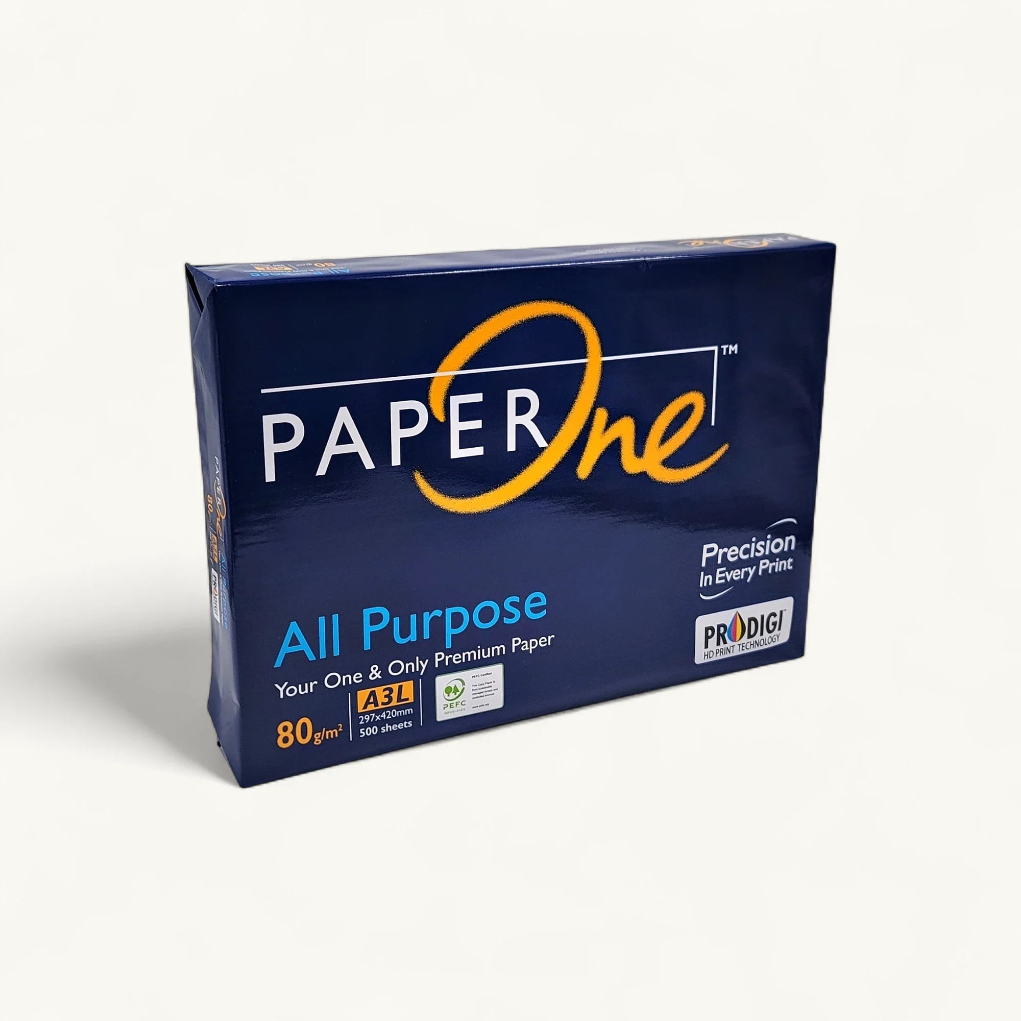 PaperOne A3 80克-All Purpose多功能環保影印紙-白色藍包裝-適合雙面打印防卡紙