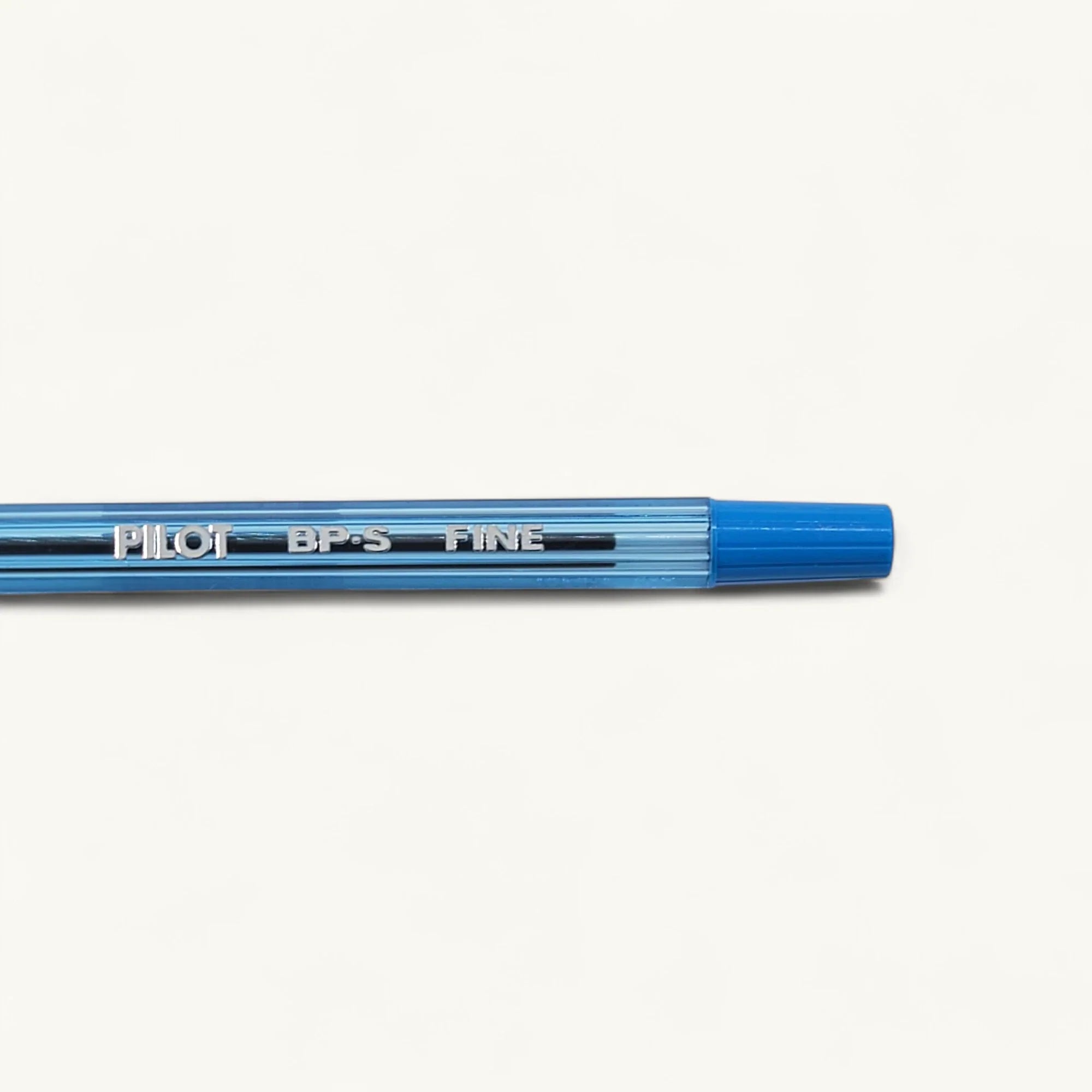 Pilot BP-S-F 0.7mm-藍色-原子筆-透明筆桿