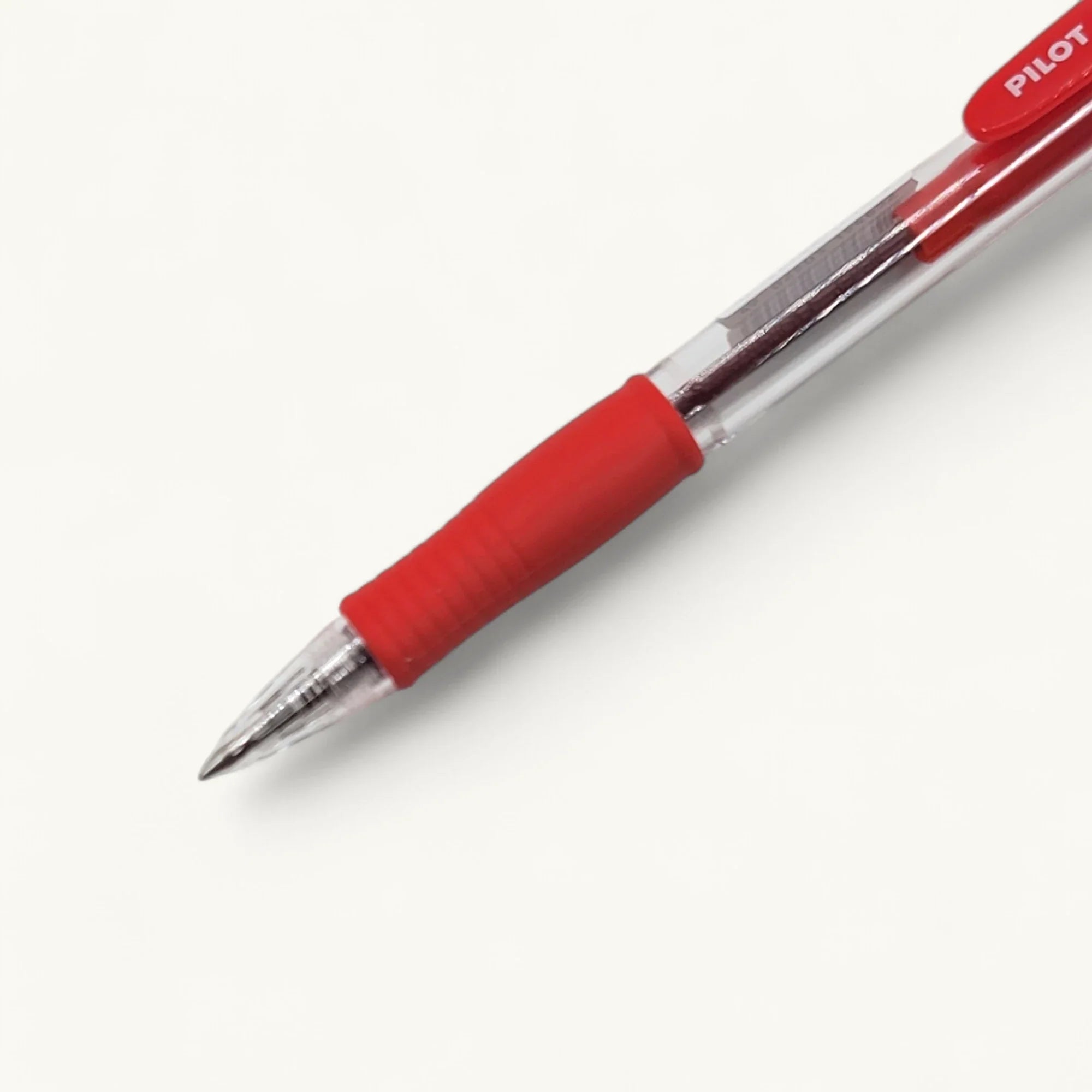 Pilot-BPGP-10R-F-紅色-Super-Grip-原子筆-0.7mm