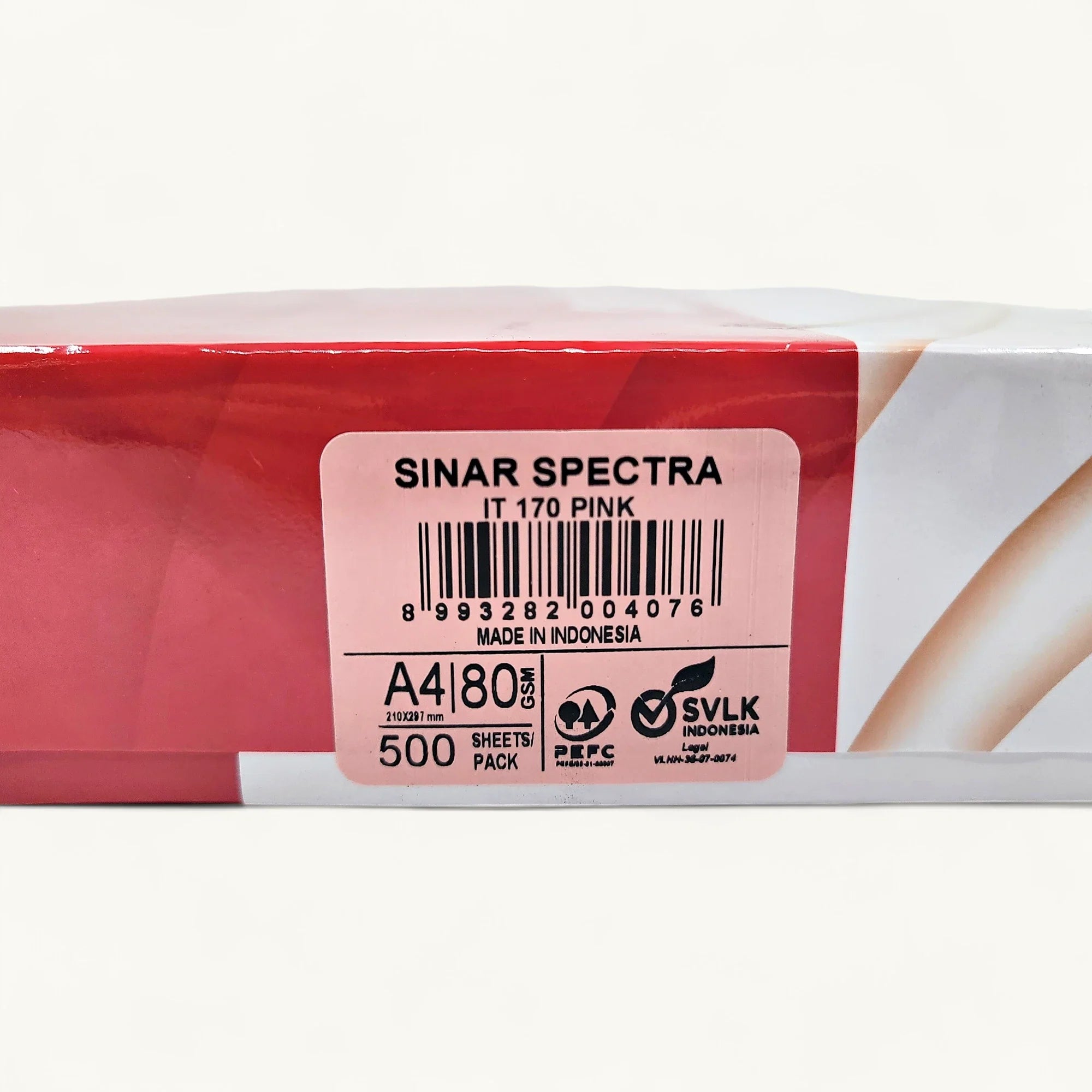 Sinar Spectra-8395-IKC-04-01-粉紅色-影印紙-A4-80gsm