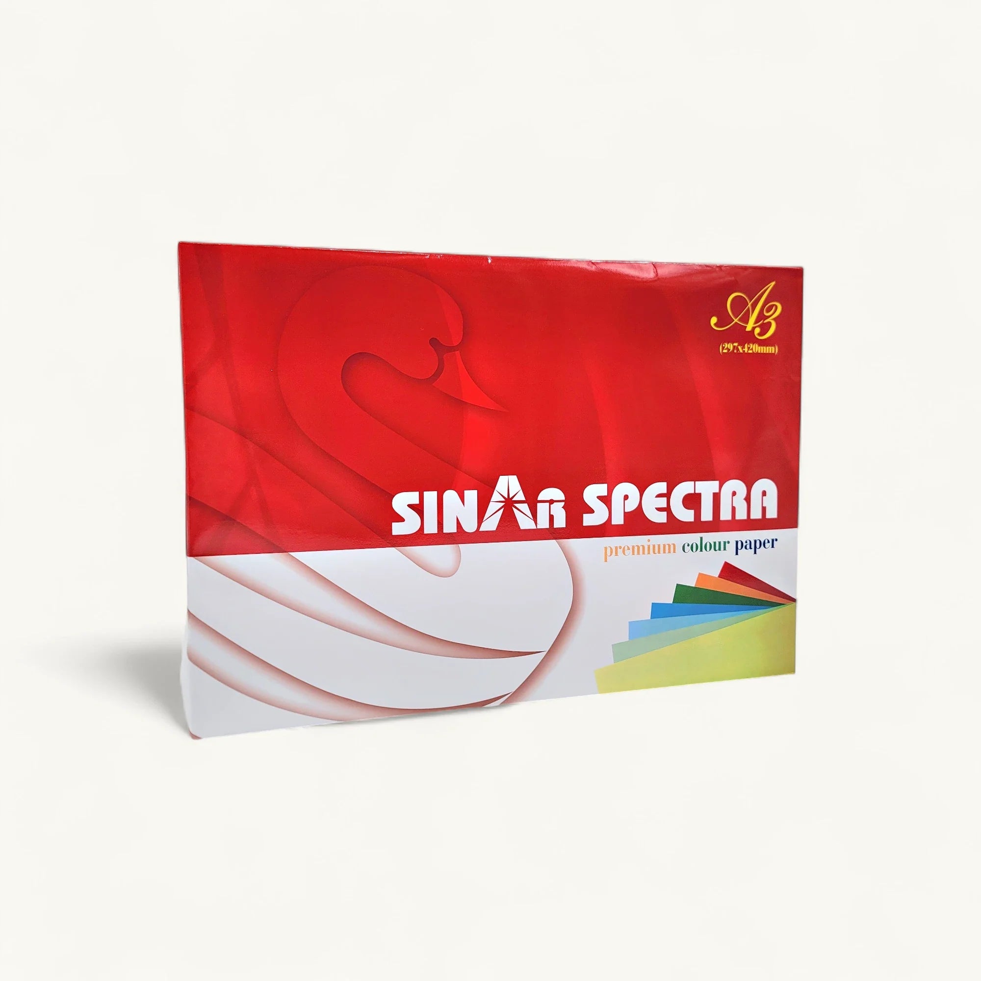 Sinar Spectra 顏色紙-A3尺寸黃色-PEFC認證辦公影印紙-80gsm克數