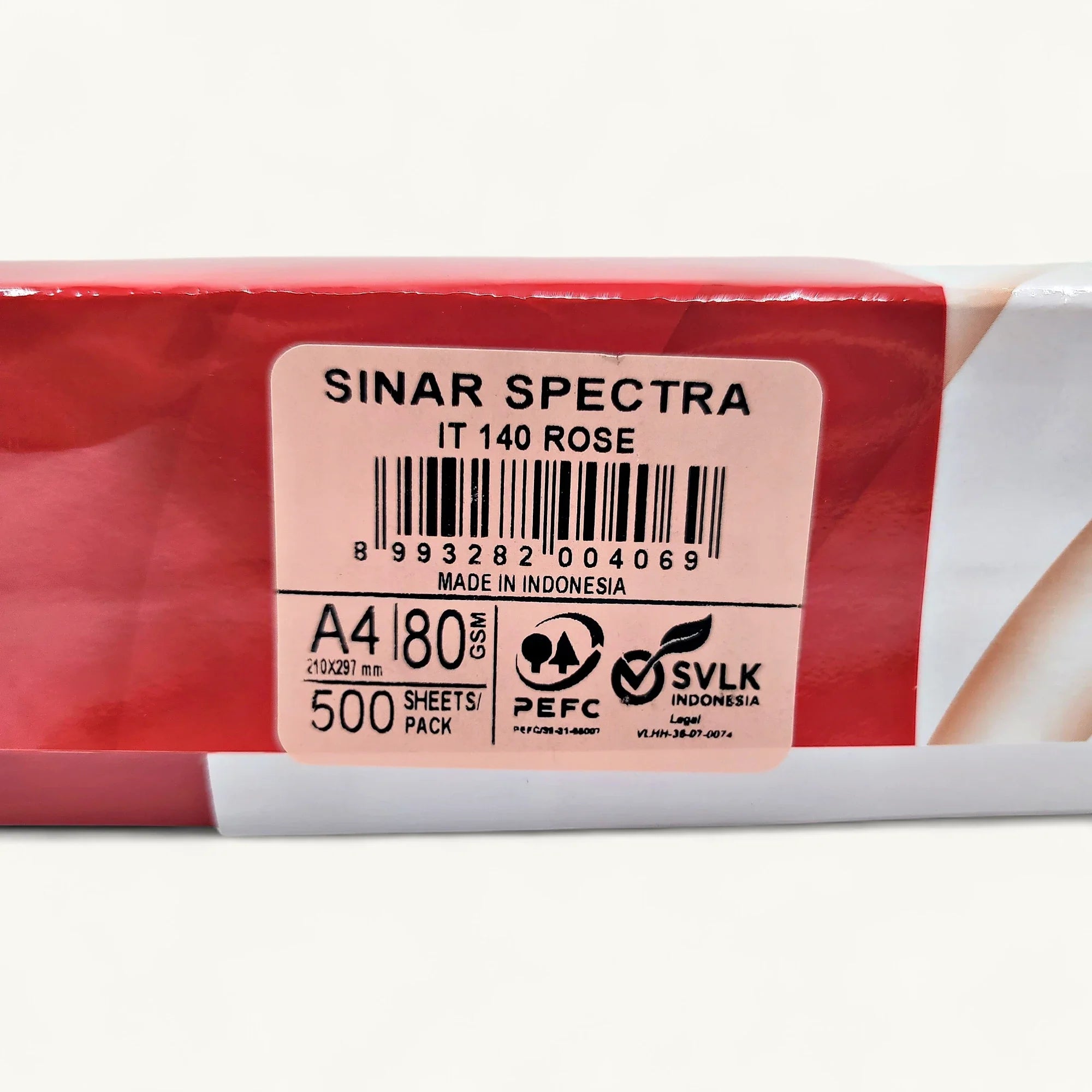 Sinar Spectra-A4 80克彩色影印紙-玫瑰色-影印紙-PEFC認證