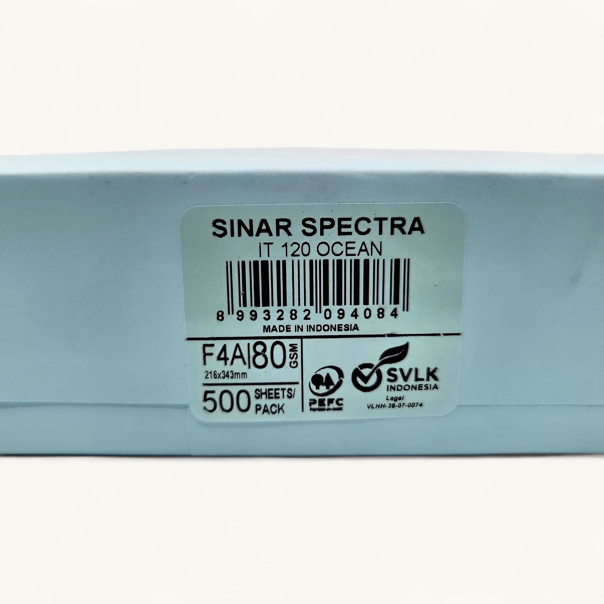 Sinar Spectra 天藍色-彩色紙 F4A 80克-影印紙-高速打印專用