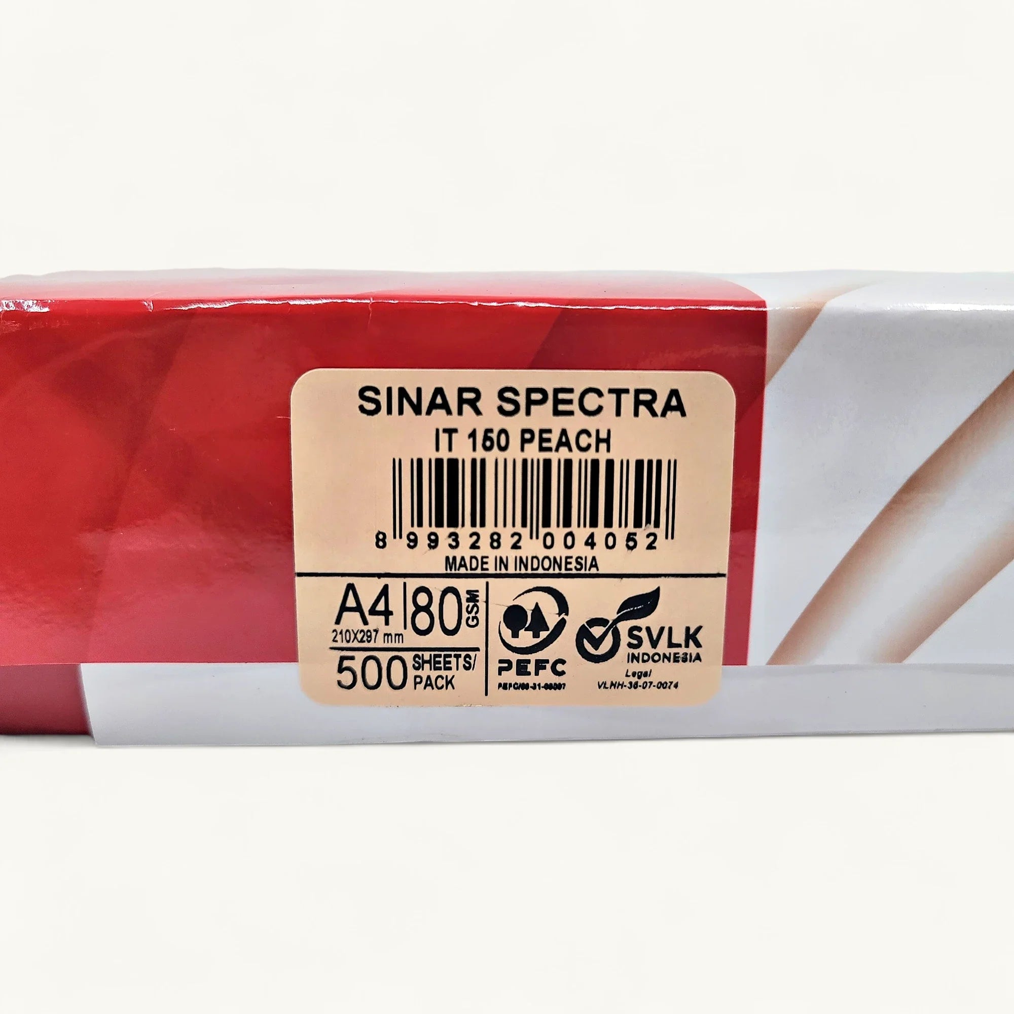 Sinar Spectra IT150-蜜桃紅色-A4辦公室顏色紙-80gsm高質量影印紙