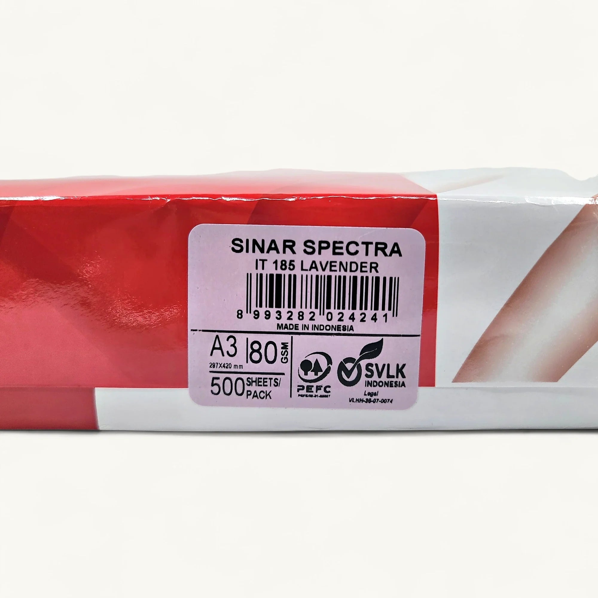 Sinar Spectra IT185-薰衣草色彩色影印紙-A3尺寸80g優質紙張