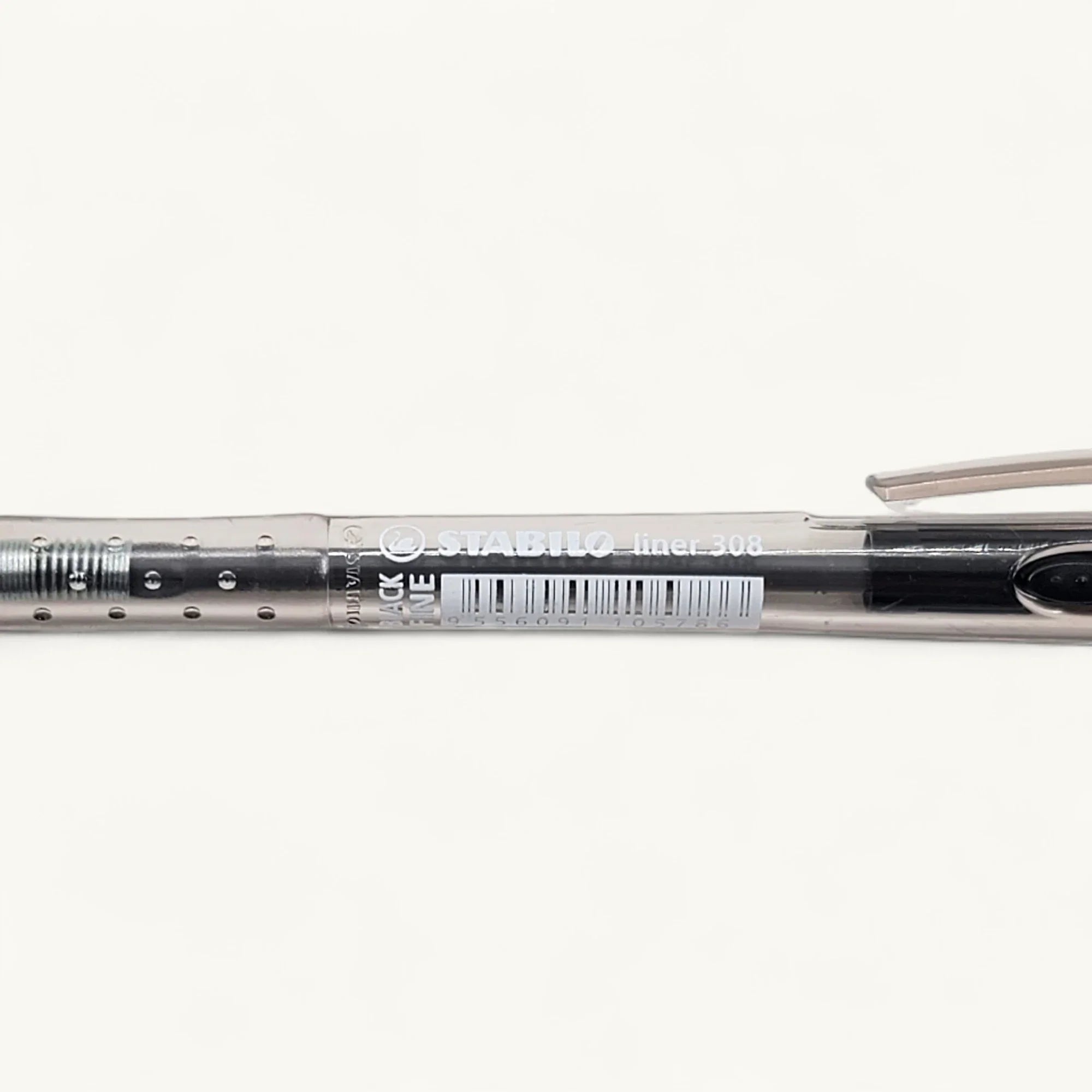 Stabilo 鵝牌-308F按制原子筆-黑色-0.7mm
