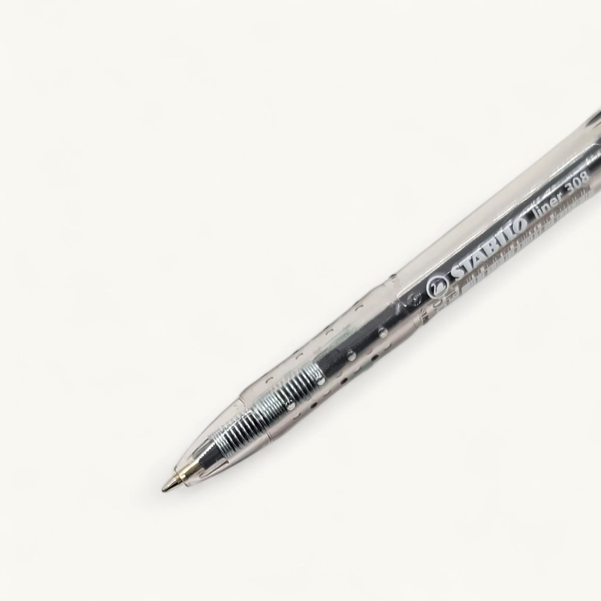 Stabilo 鵝牌-308F按制原子筆-黑色-0.7mm
