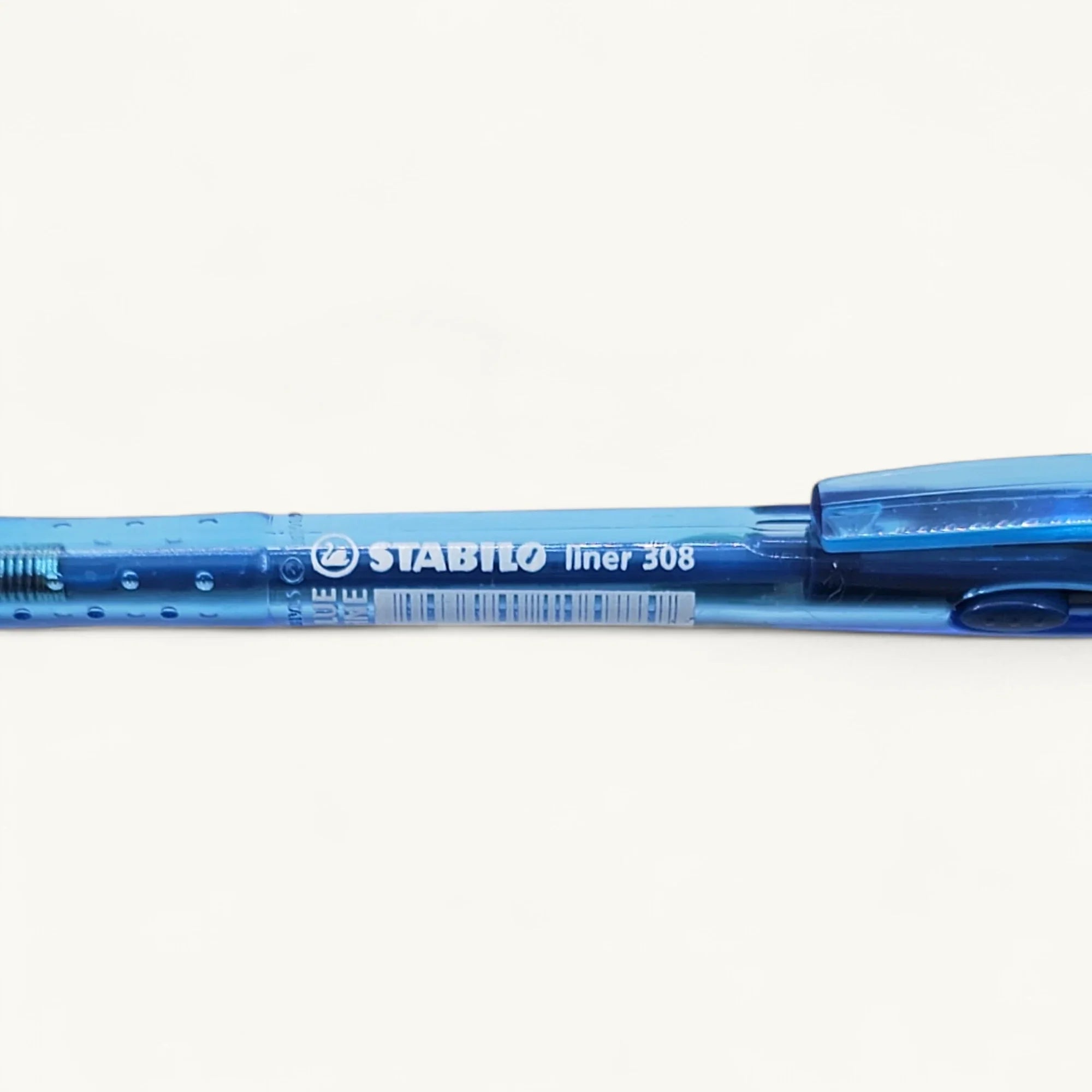 Stabilo 308F 鵝牌-藍色-按掣原子筆-0.38mm
