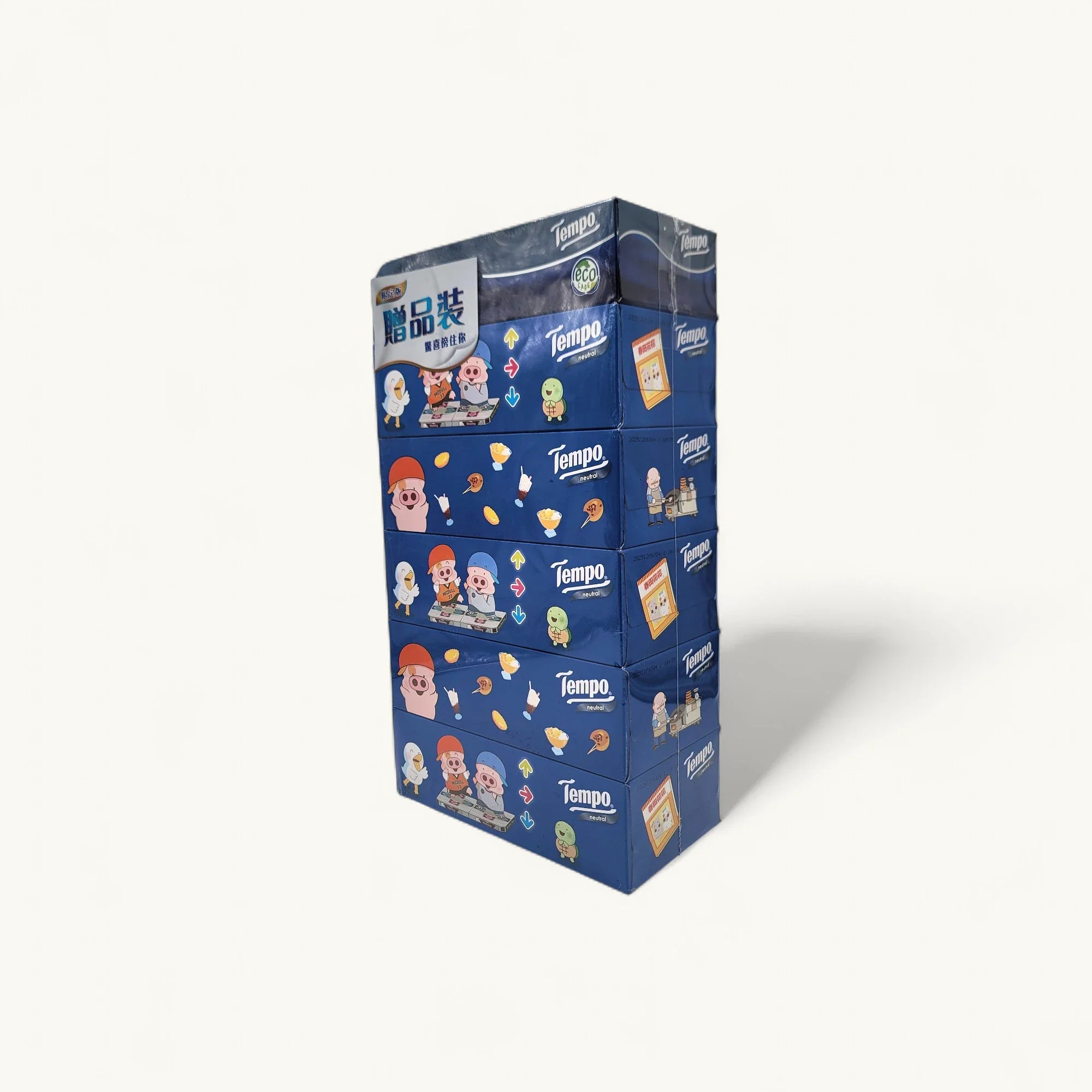 Tempo 得寶 D-TPBOX5 盒裝面紙巾 - 原味 - 紙品衛生 - 5盒裝