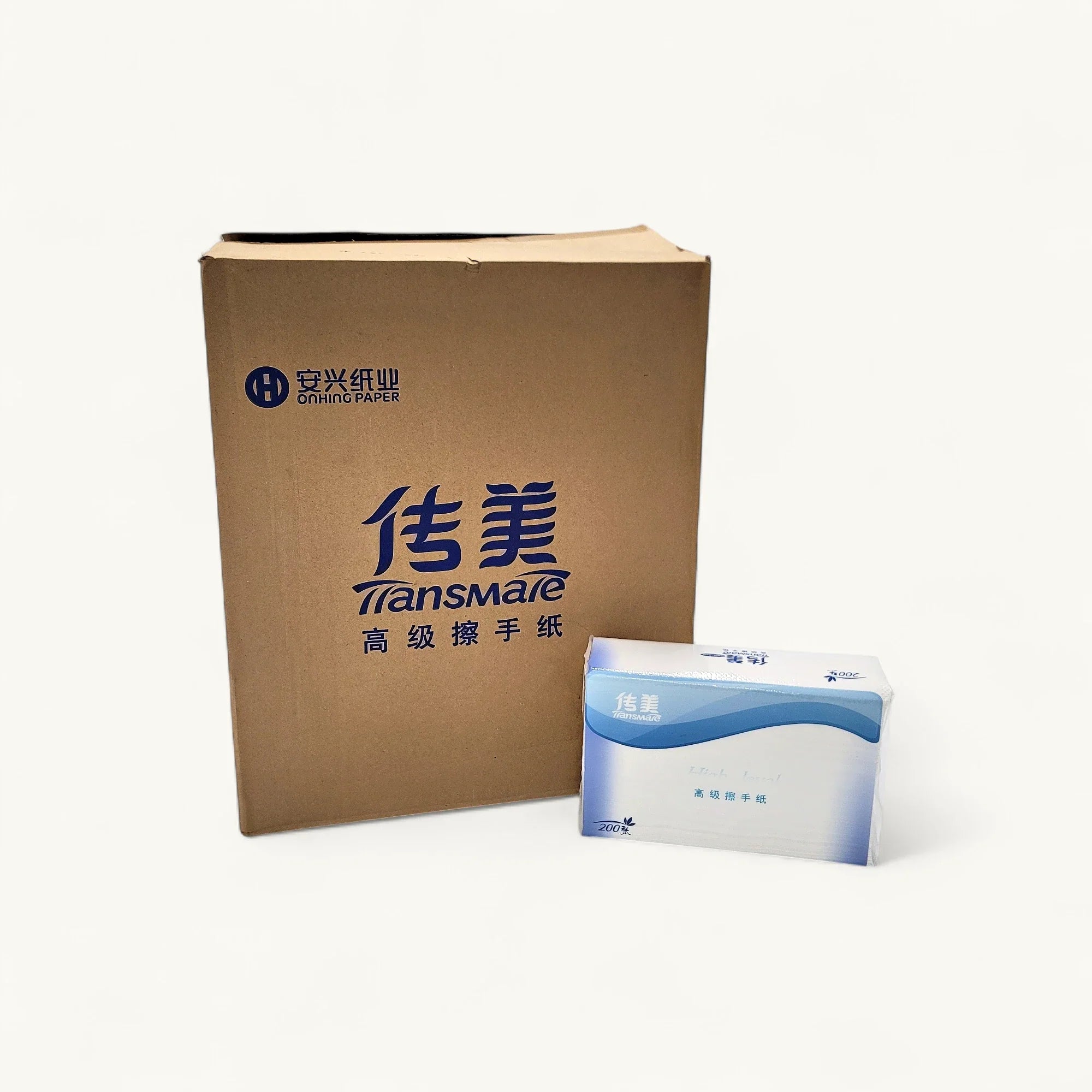 Transmate-傳美 摺疊式抹手紙-1層-清潔衛生-226x230毫米