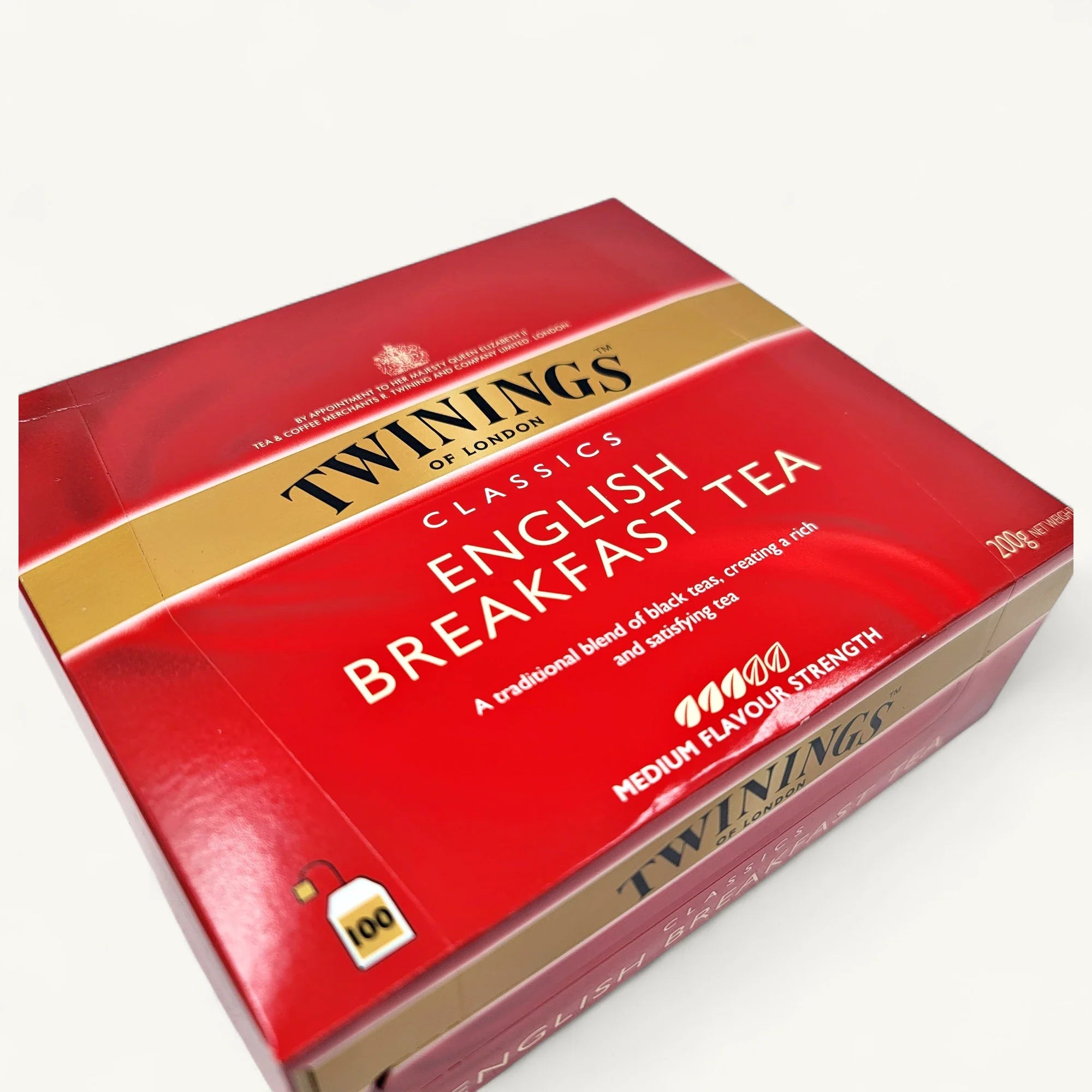 Twinings-英國早餐紅茶-100包裝-茶水間飲品-經典醇厚