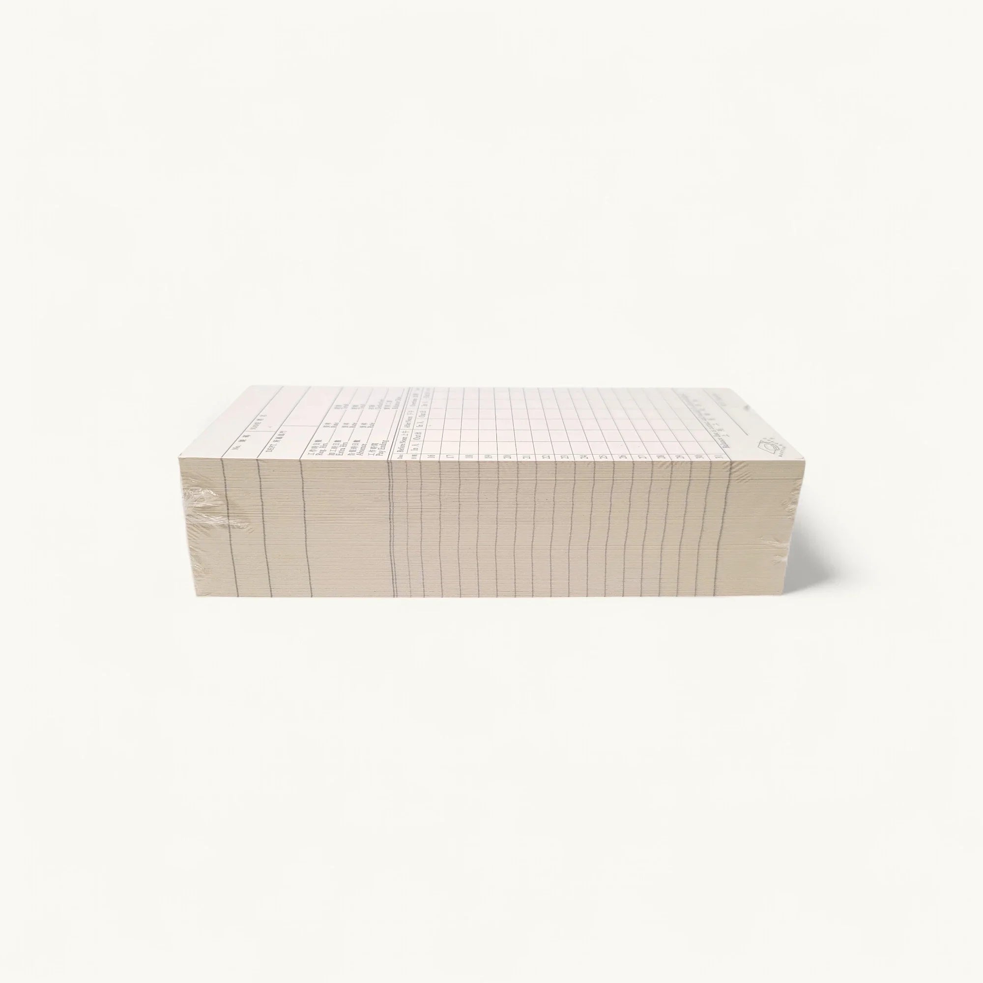 UNION-CARD(D)DP300-2-雙面打卡鐘工咭-100張大容量包裝-辦公室考勤必備