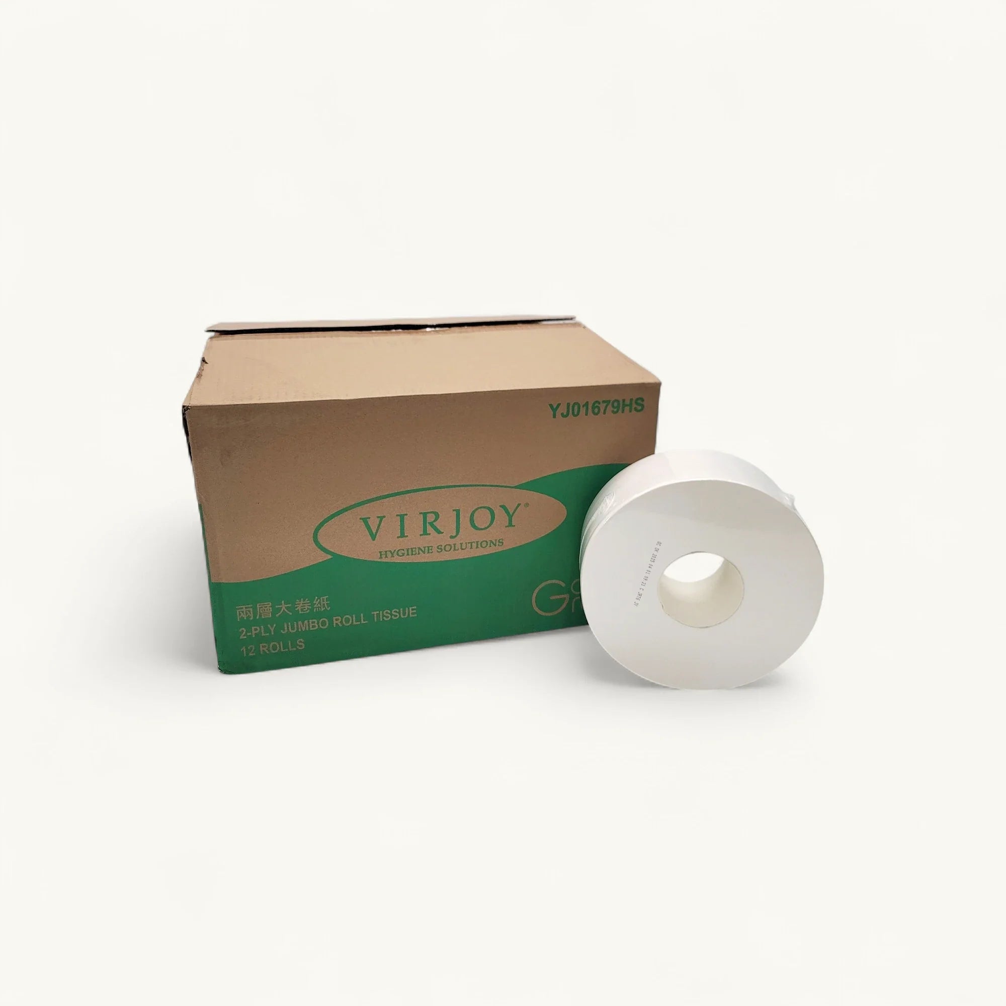 Virjoy-唯潔雅-YJ01679HS-珍寶卷裝廁紙-2層-250m-12卷裝