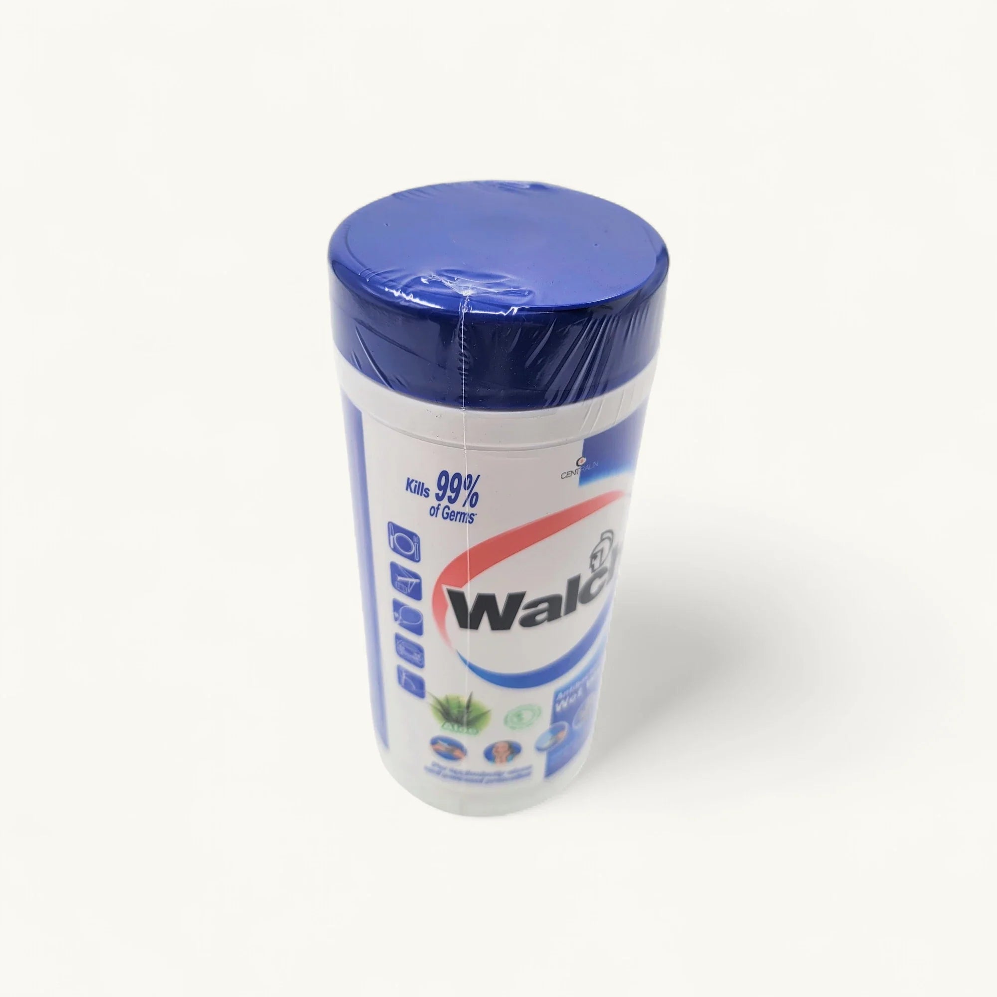 Walch-威露士消毒濕紙巾-40片筒裝-蘆薈不含酒精-清潔用品-殺菌99.9%