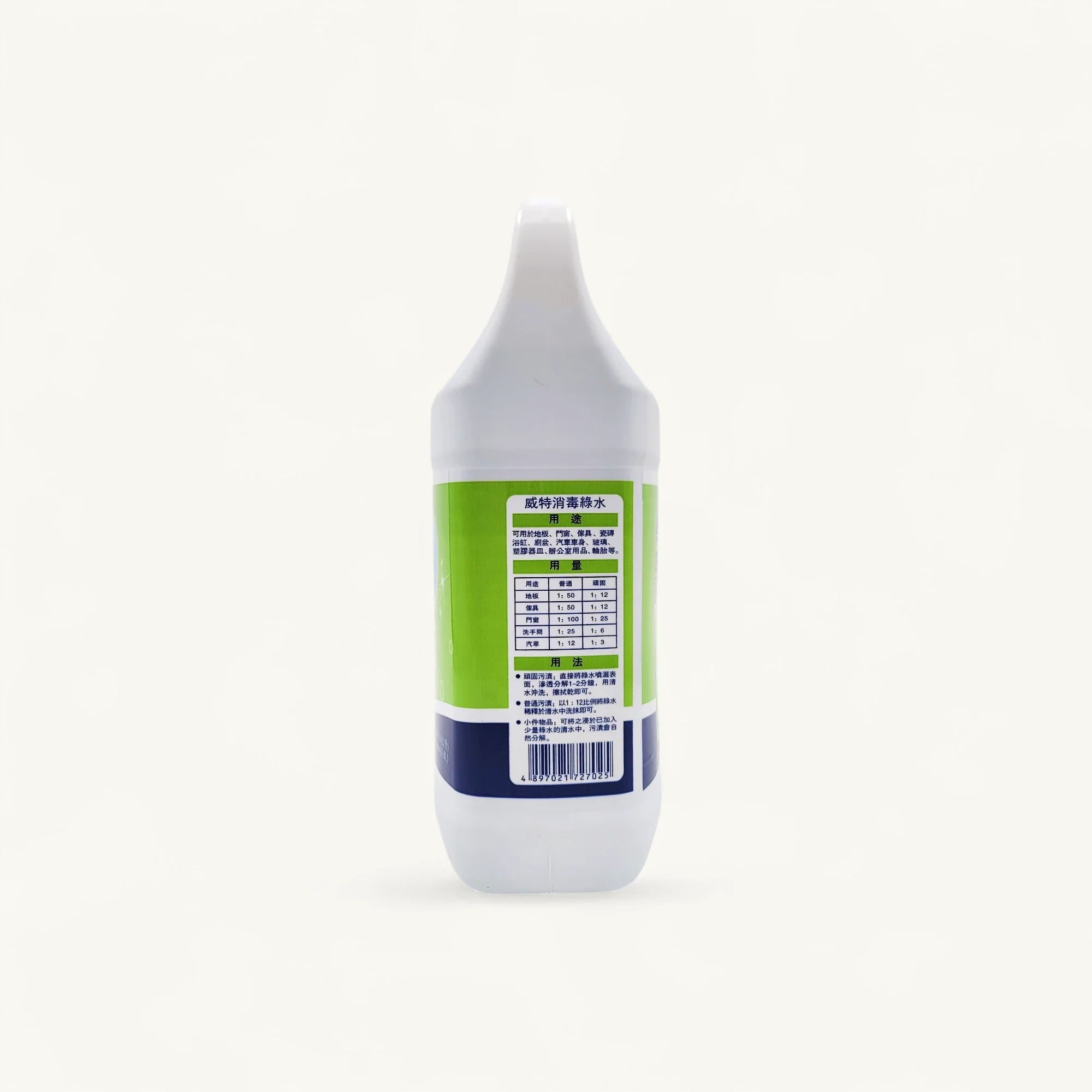 Whiton 威特綠水-1加侖 清潔用品 G03WTRCLHDGWP1G